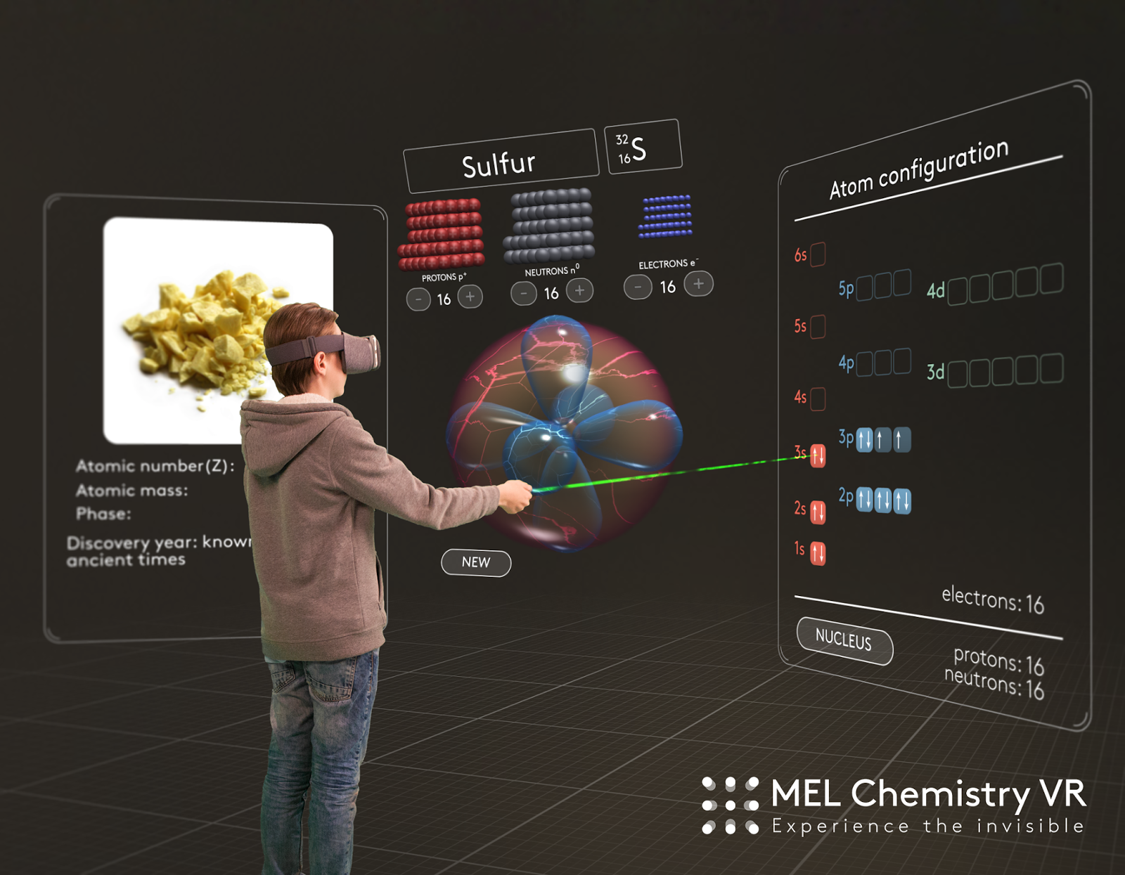 VR Chemistry Lessons with MEL Science App