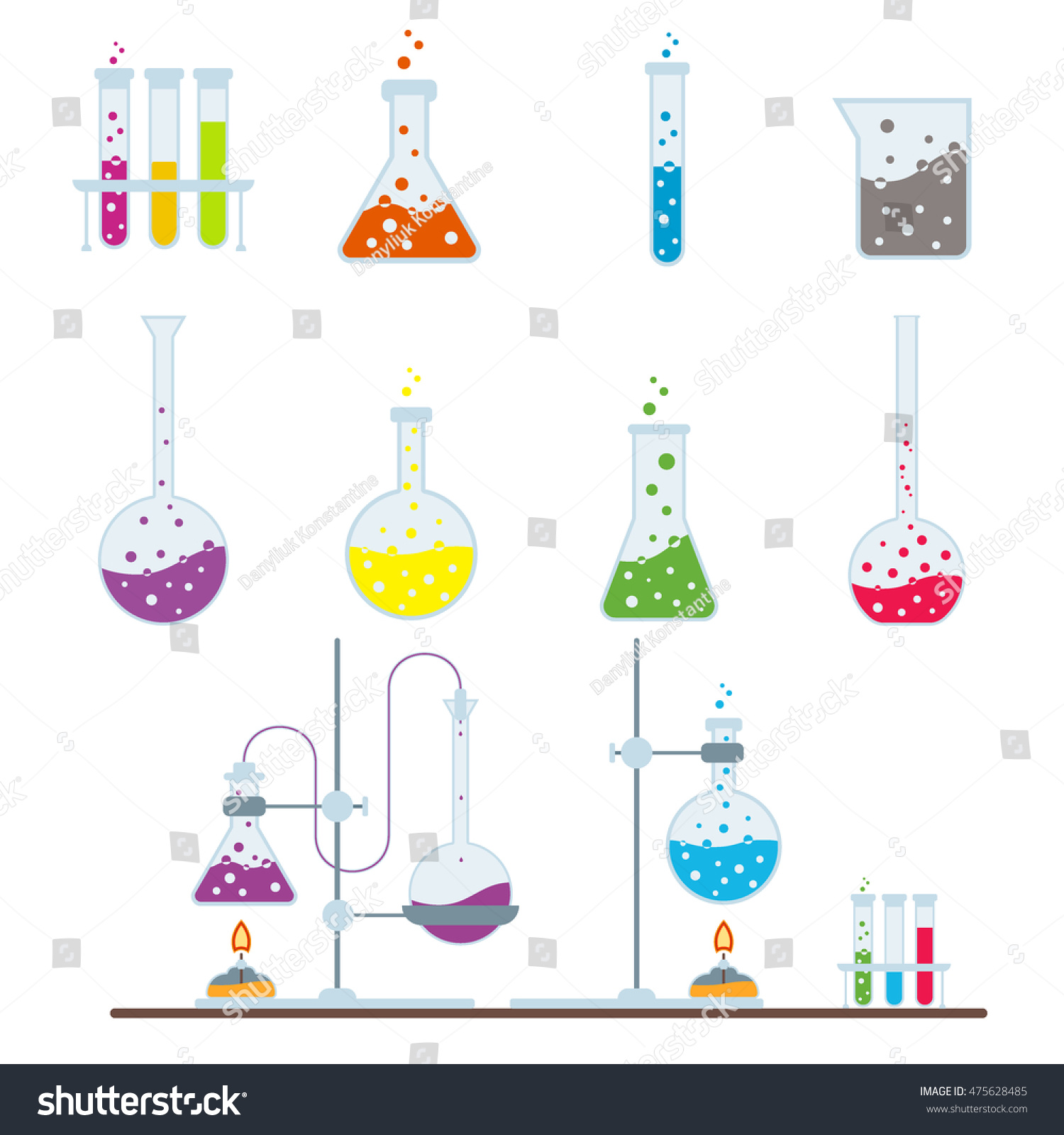 Chemistry Experiment Research Test Science Glass Stock Photo (Photo ...