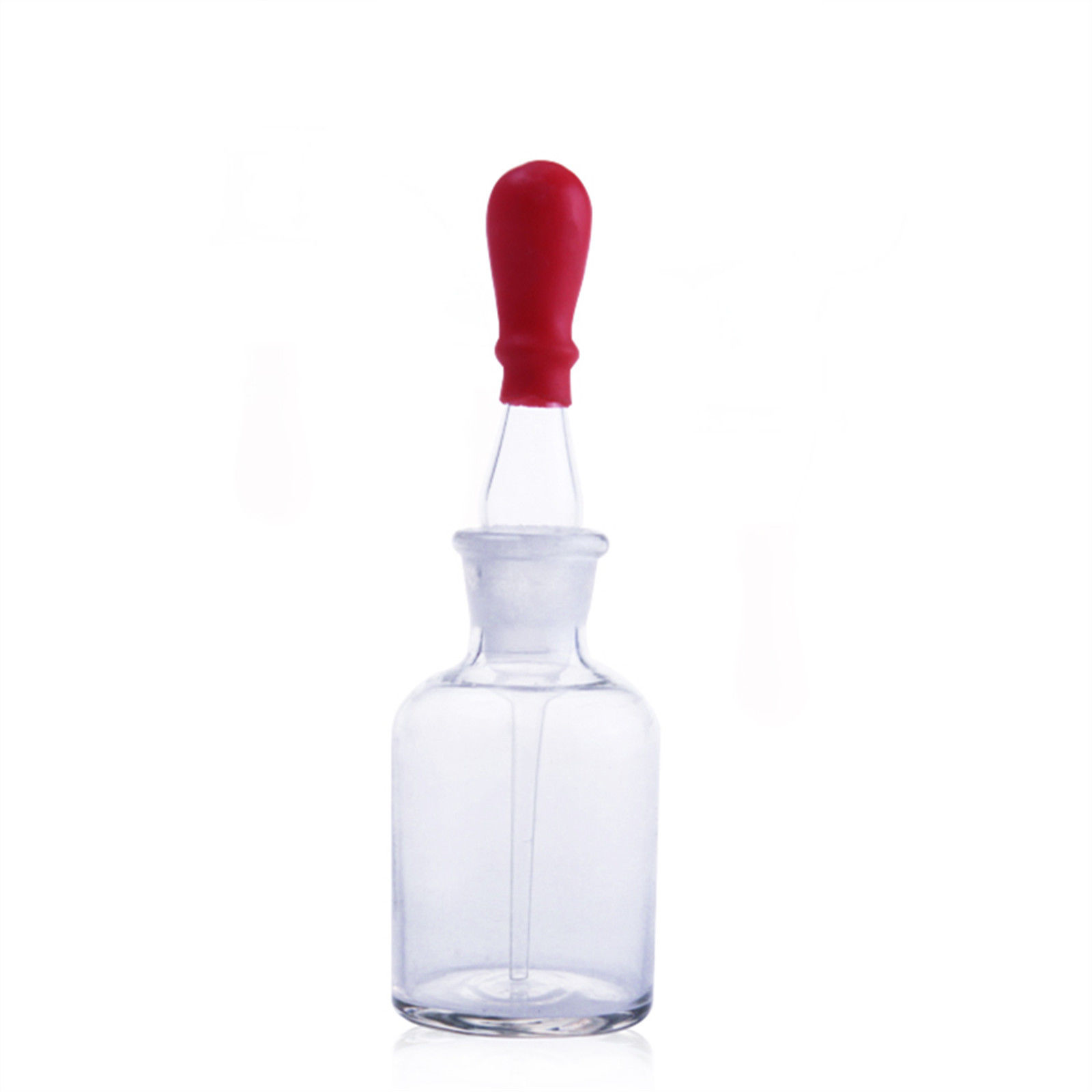 60ml Clear Glass Dropper Bottle Drop Reagent Flask Lab Chemistry ...