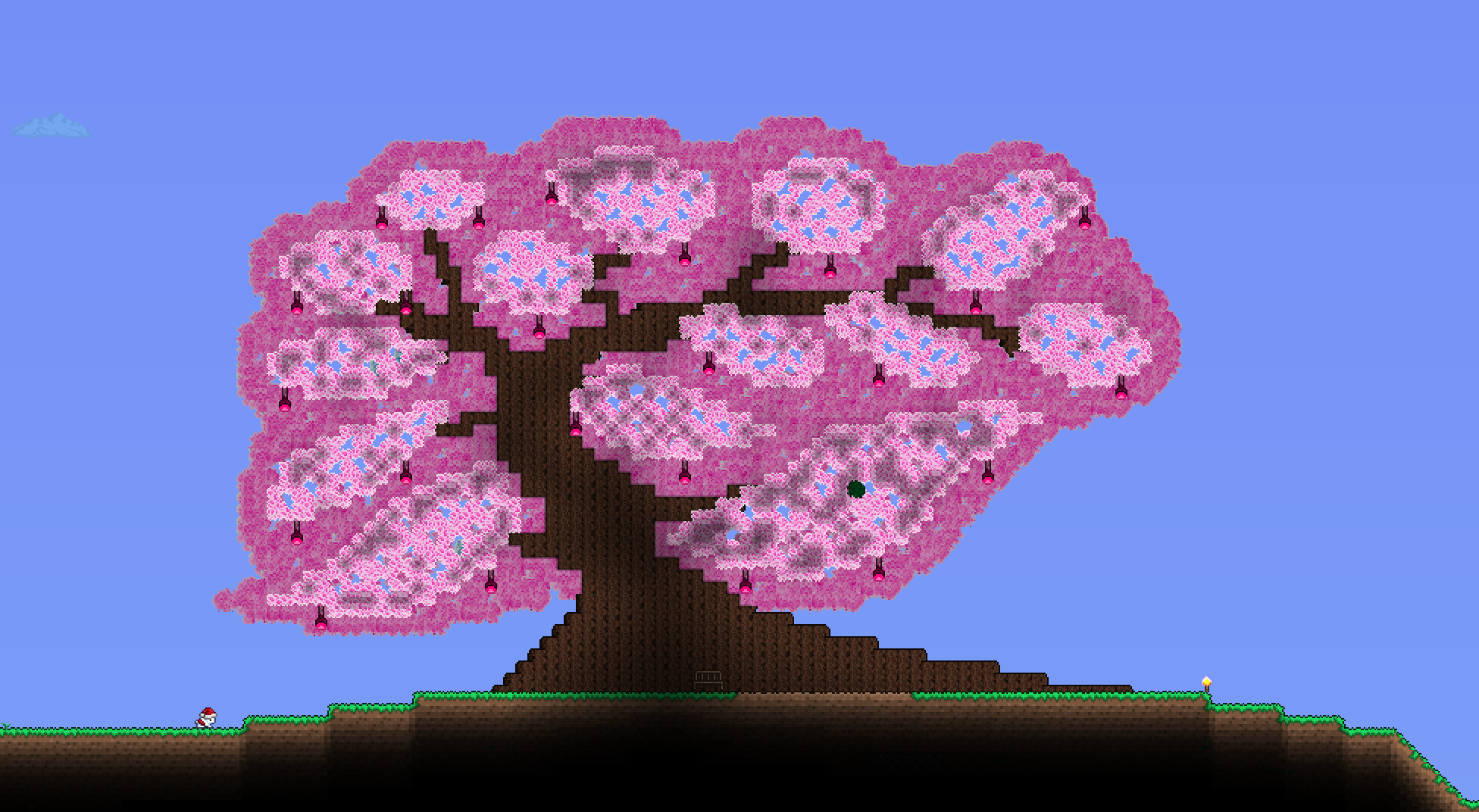 Can you guys tell me how to improve my Sakura Tree? : Terraria