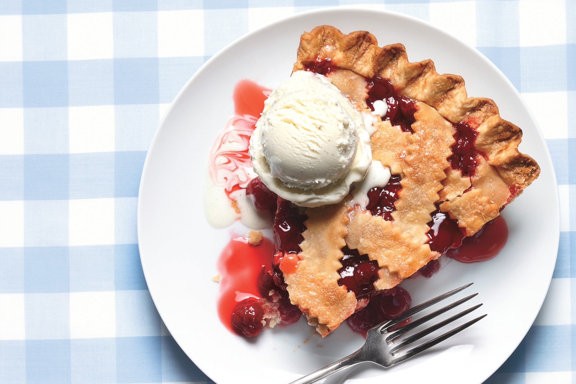 Classic Sour Cherry Pie with Lattice Crust recipe | Epicurious.com