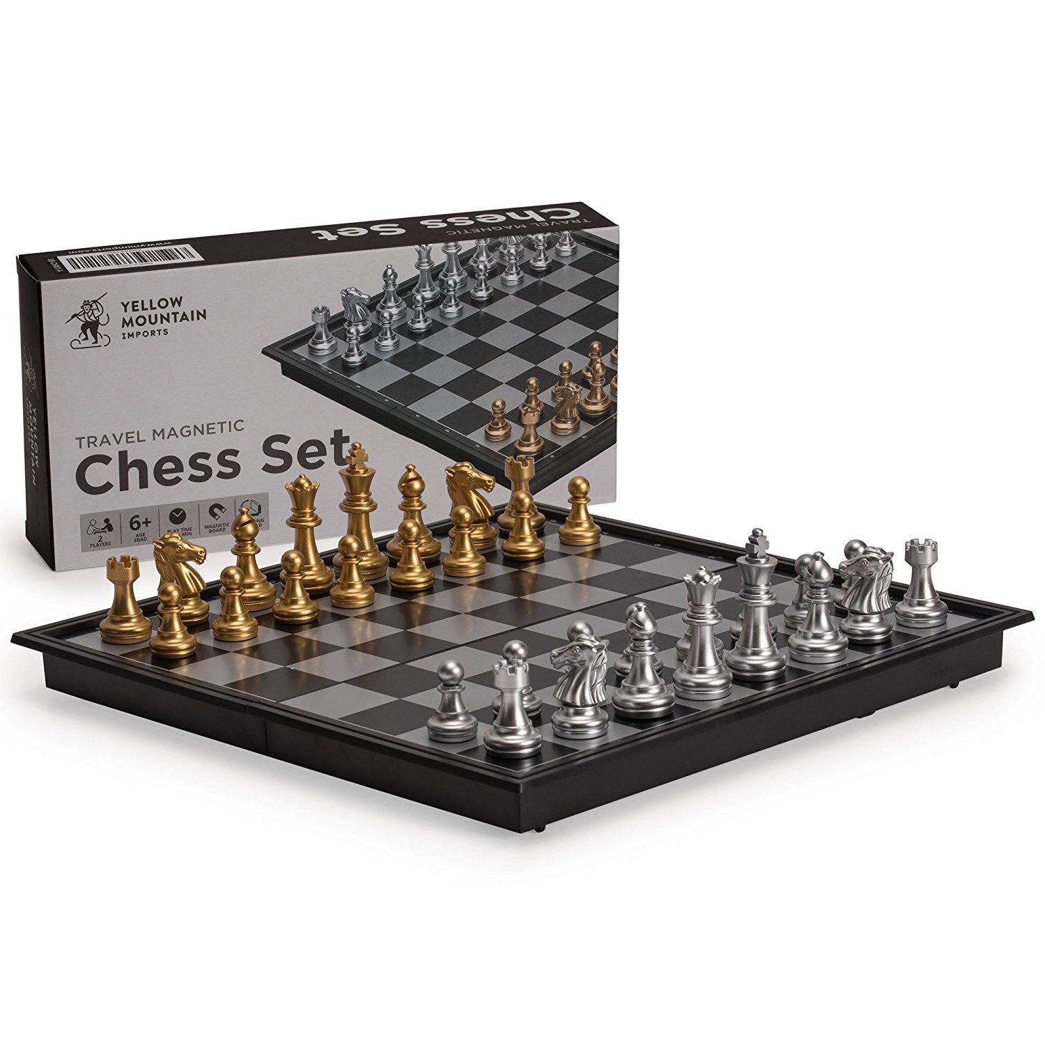 Amazon.com: Yellow Mountain Imports Magnetic Travel Chess Set: Toys ...
