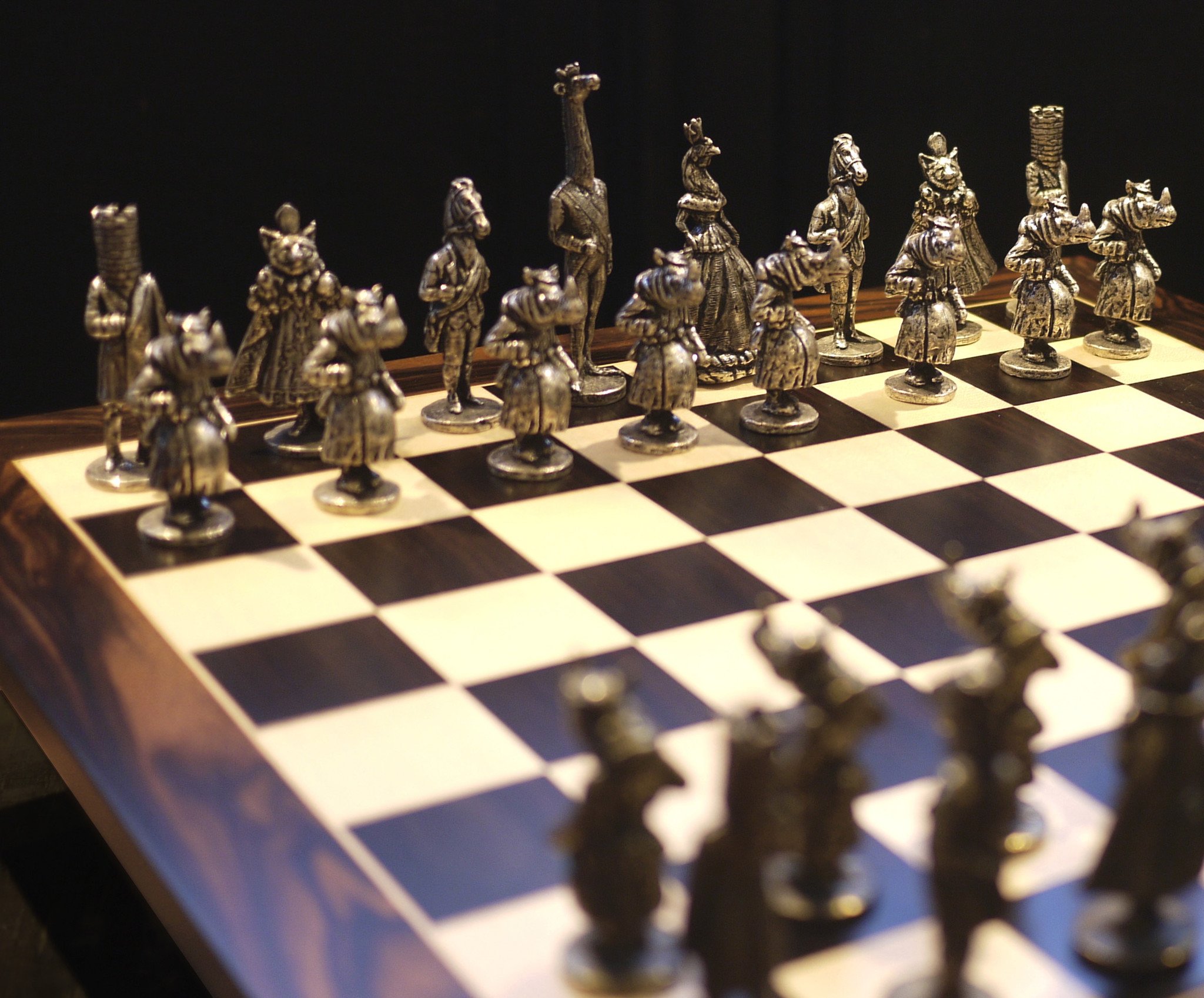 Animalia Chess Set - Handmade - Perry Gargano