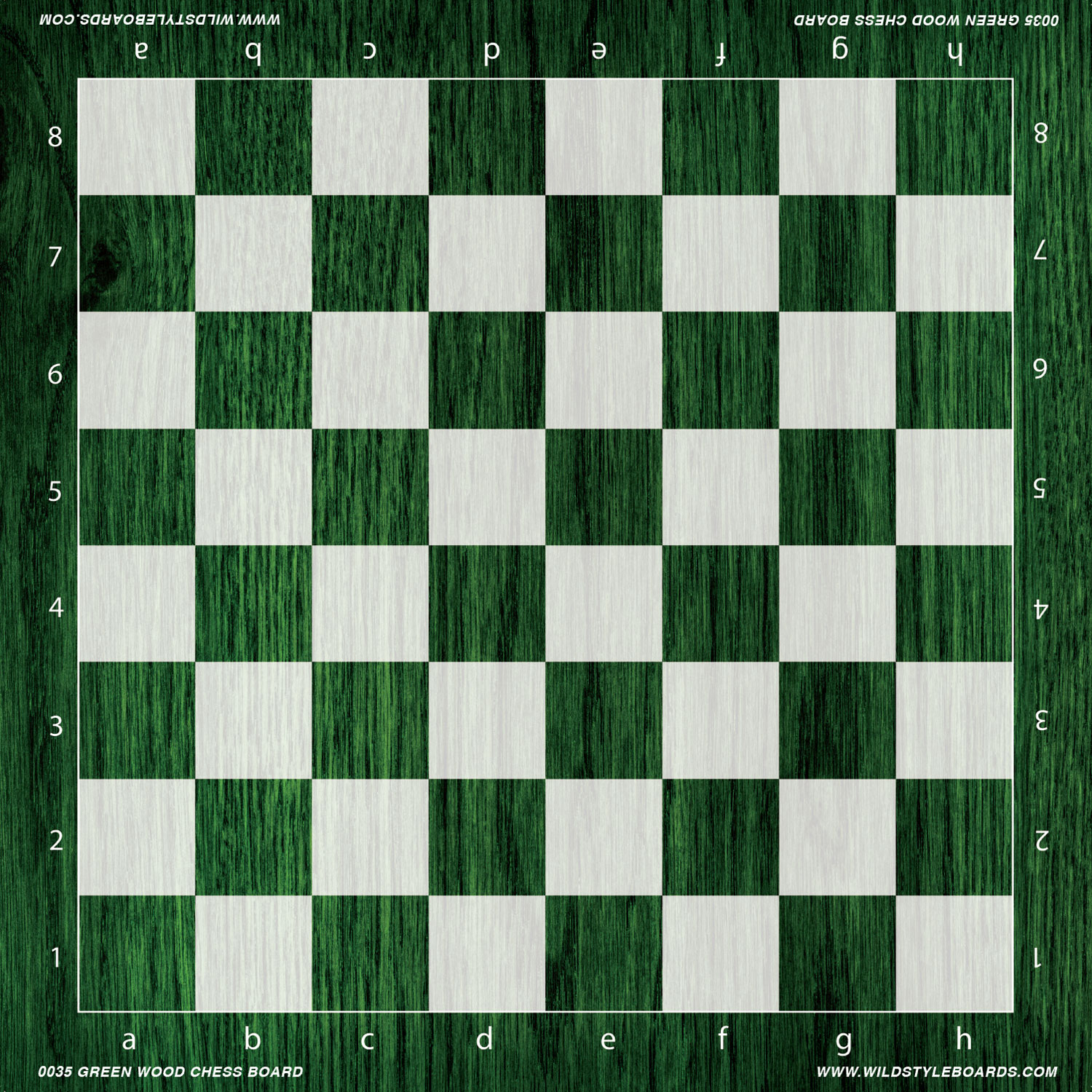 USCF Sales Green Wood Chess Board - Full Color Vinyl Chess Board | eBay