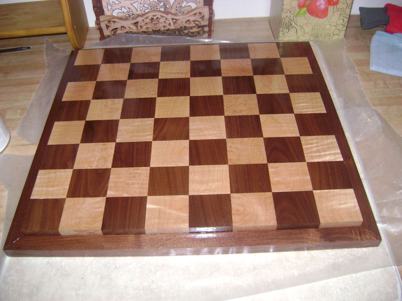 Hand Made Chess Board by Home Sweet Home Woodcrafts | CustomMade.com