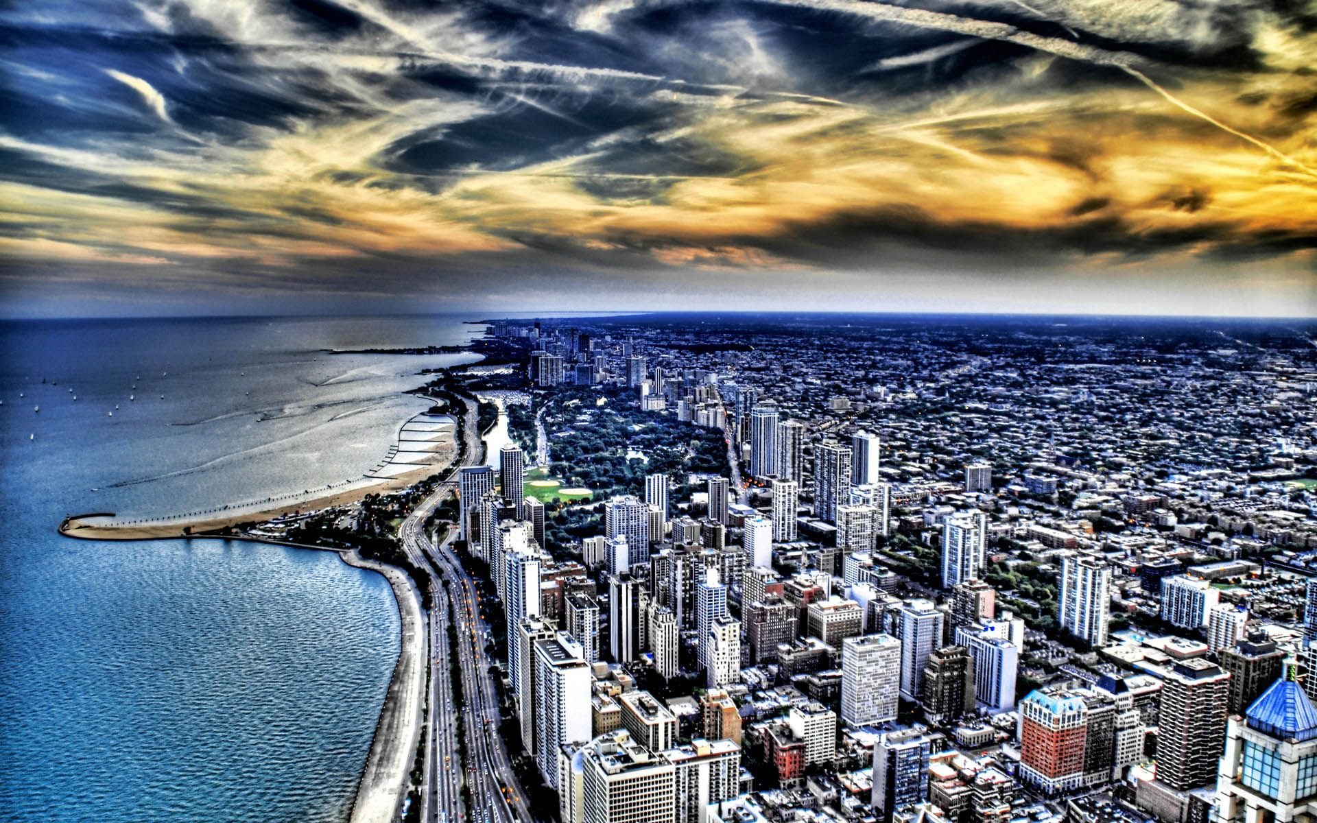 Chicago Coastline - WallDevil