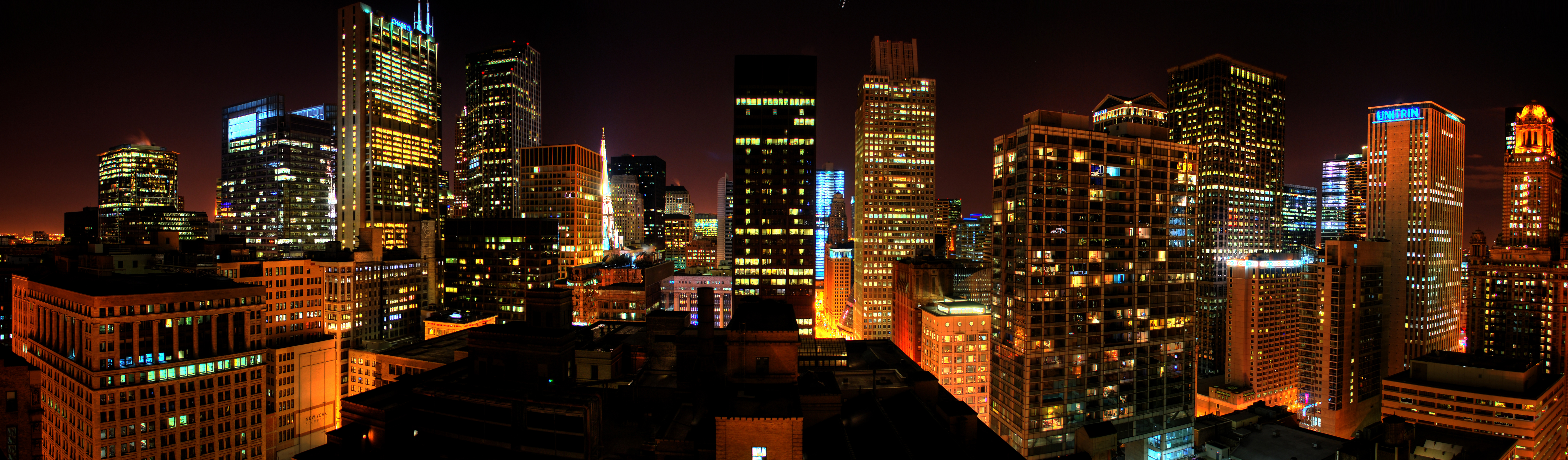 File:Chicago panorama in the night.jpg - Wikimedia Commons