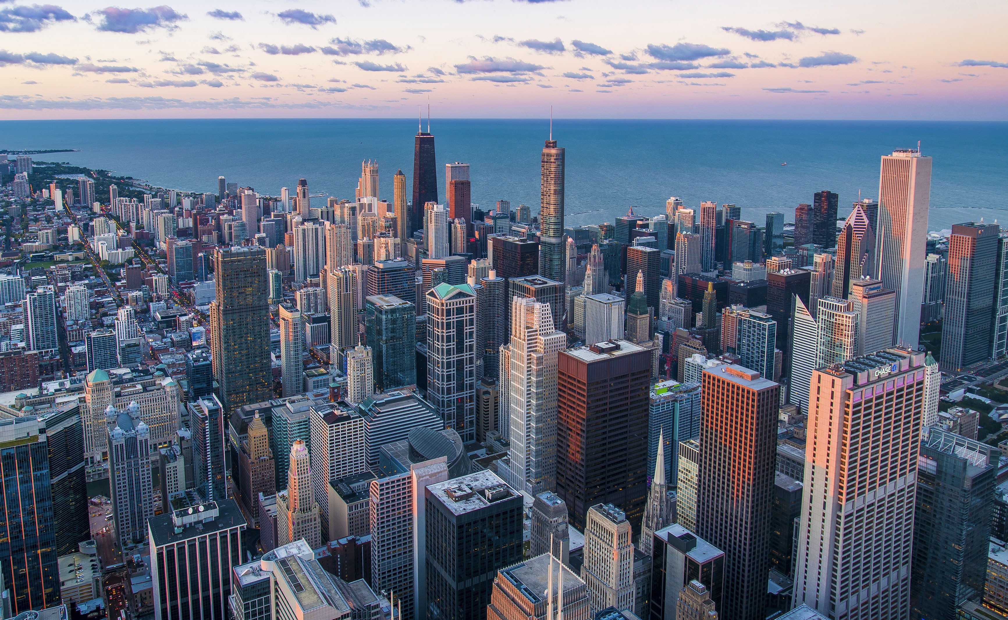 Chicago skyline photo