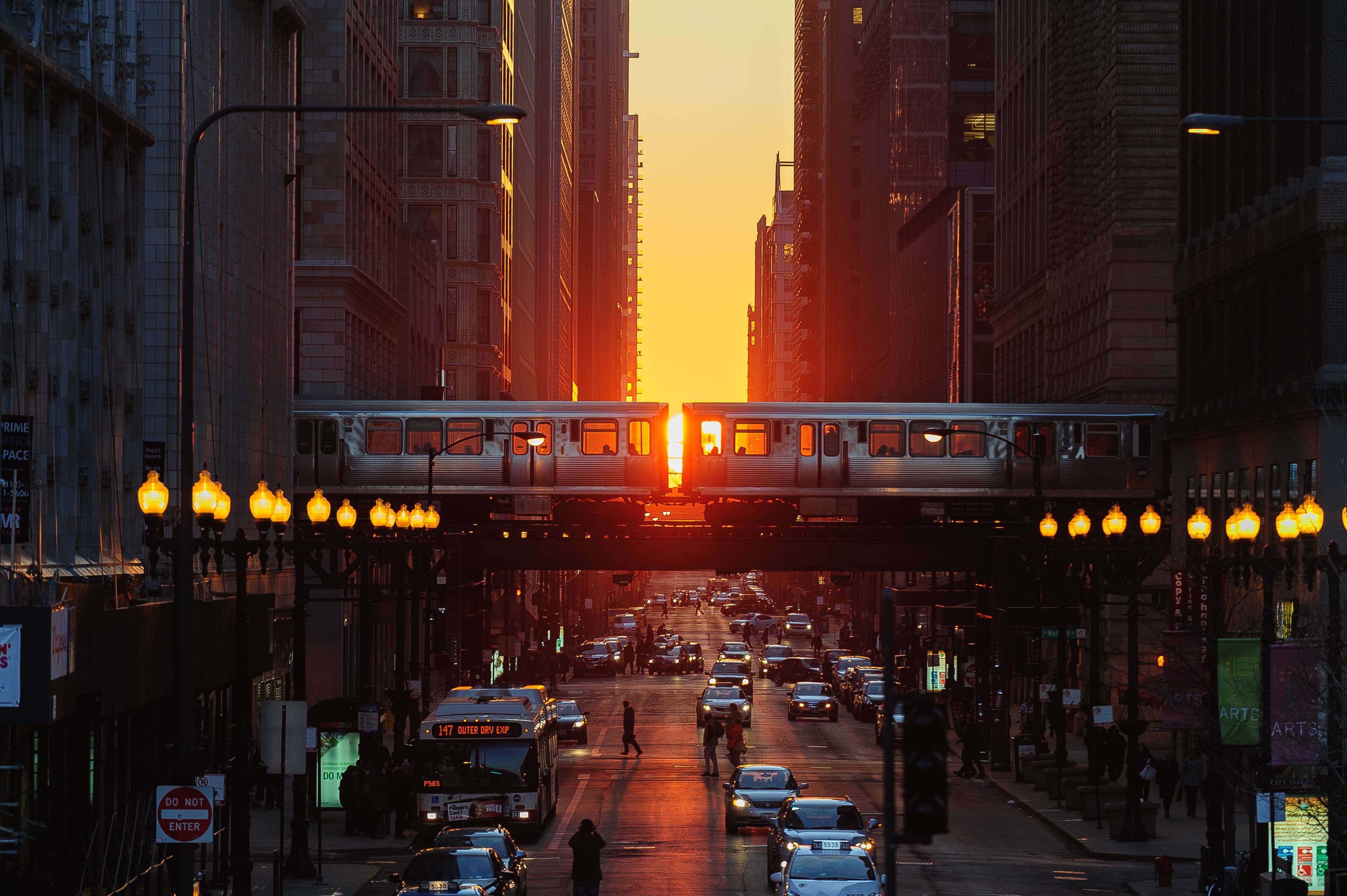Chicago Sunset : pics