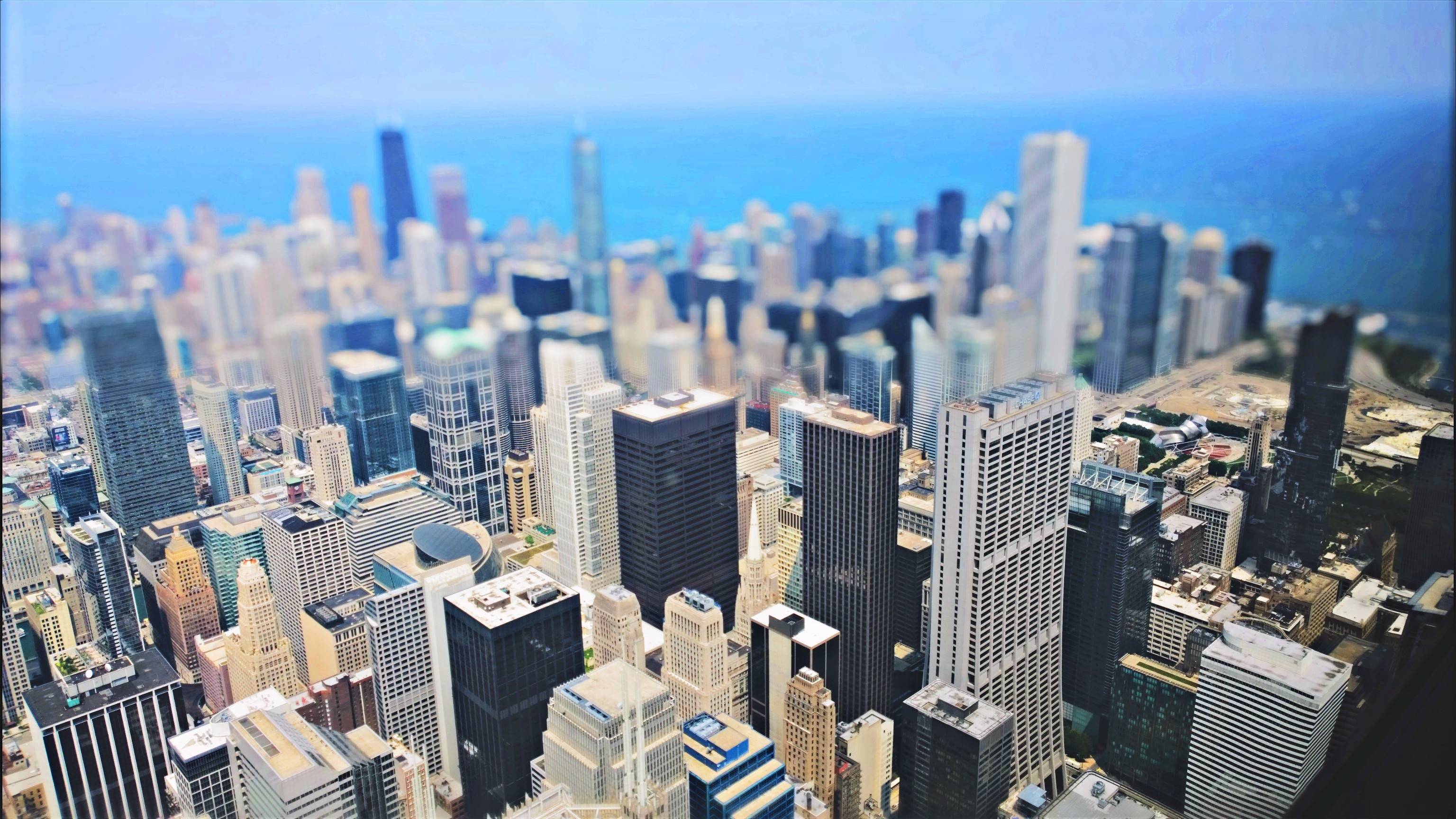 Tilt Shift of Downtown : chicago