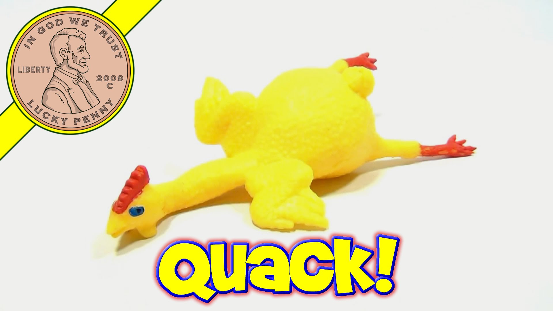 Funny Rubber Chicken Squishy Bulging Egg Stress Toy Review - YouTube