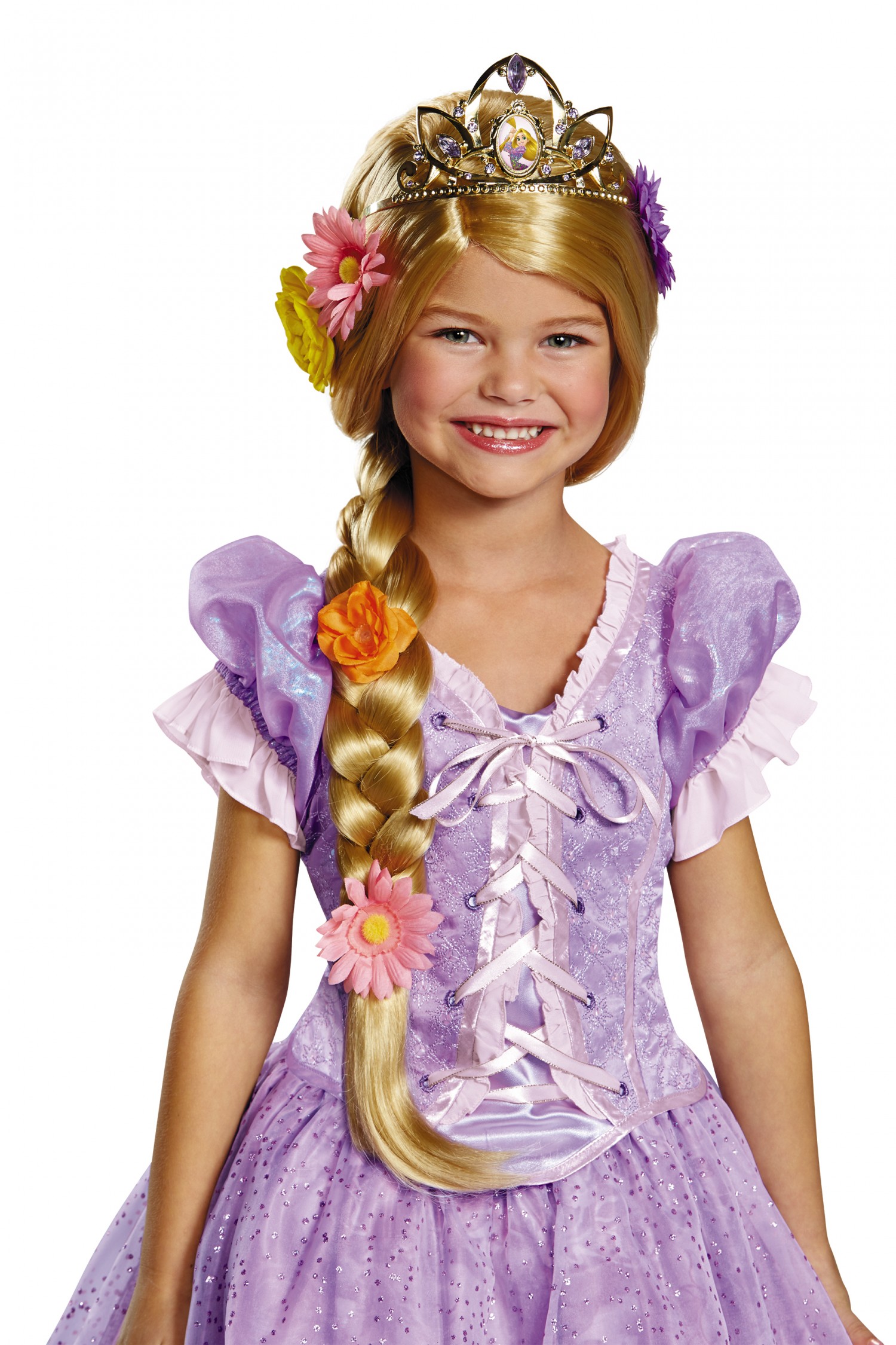 Disguise Rapunzel Ultra Prestige Child Wig - Free Shipping