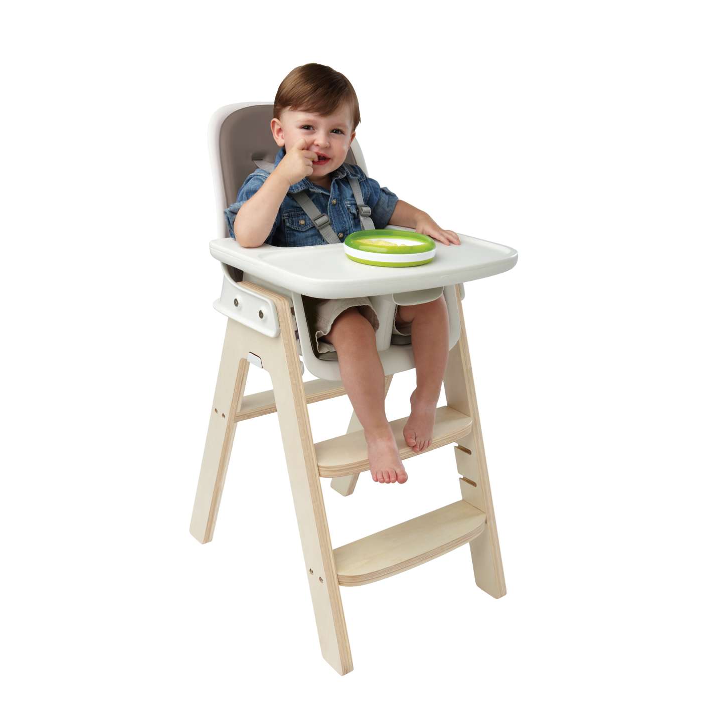 Sprout High Chair Green-Walnut | OXO