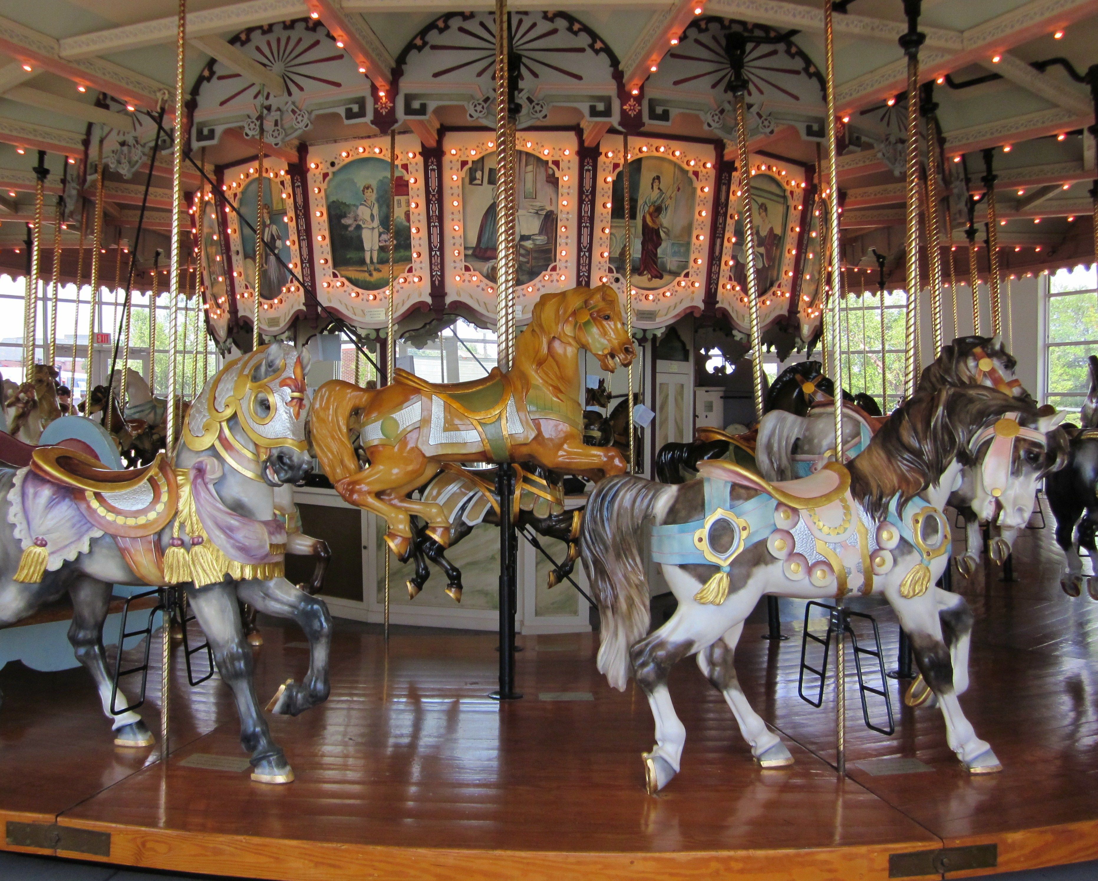 images of carousel horses | Enjoy a Carousel Ride in Downtown ...