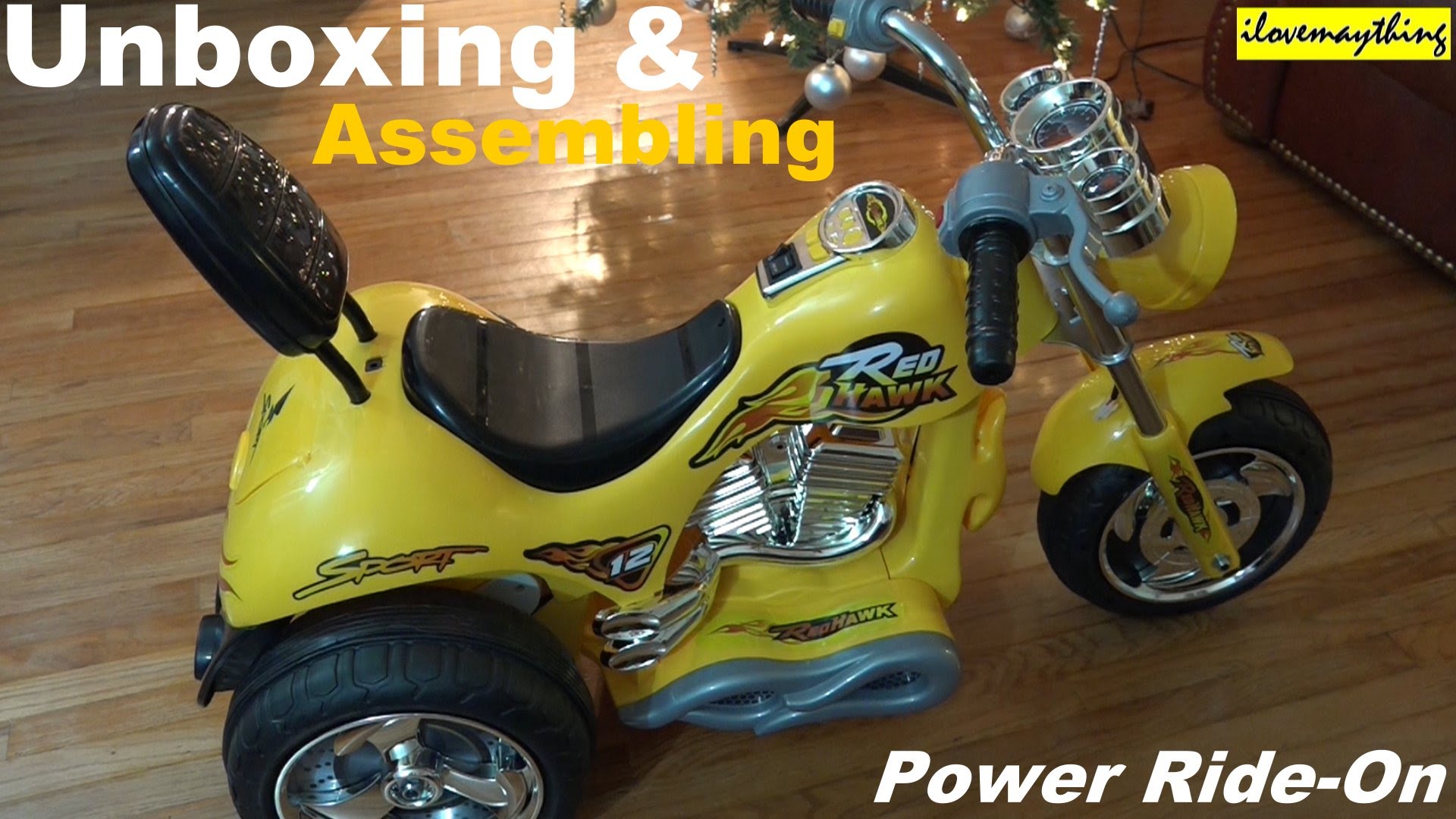 Awesome Toys: Power Ride-On Motorcycle for Kids Unboxing and ...