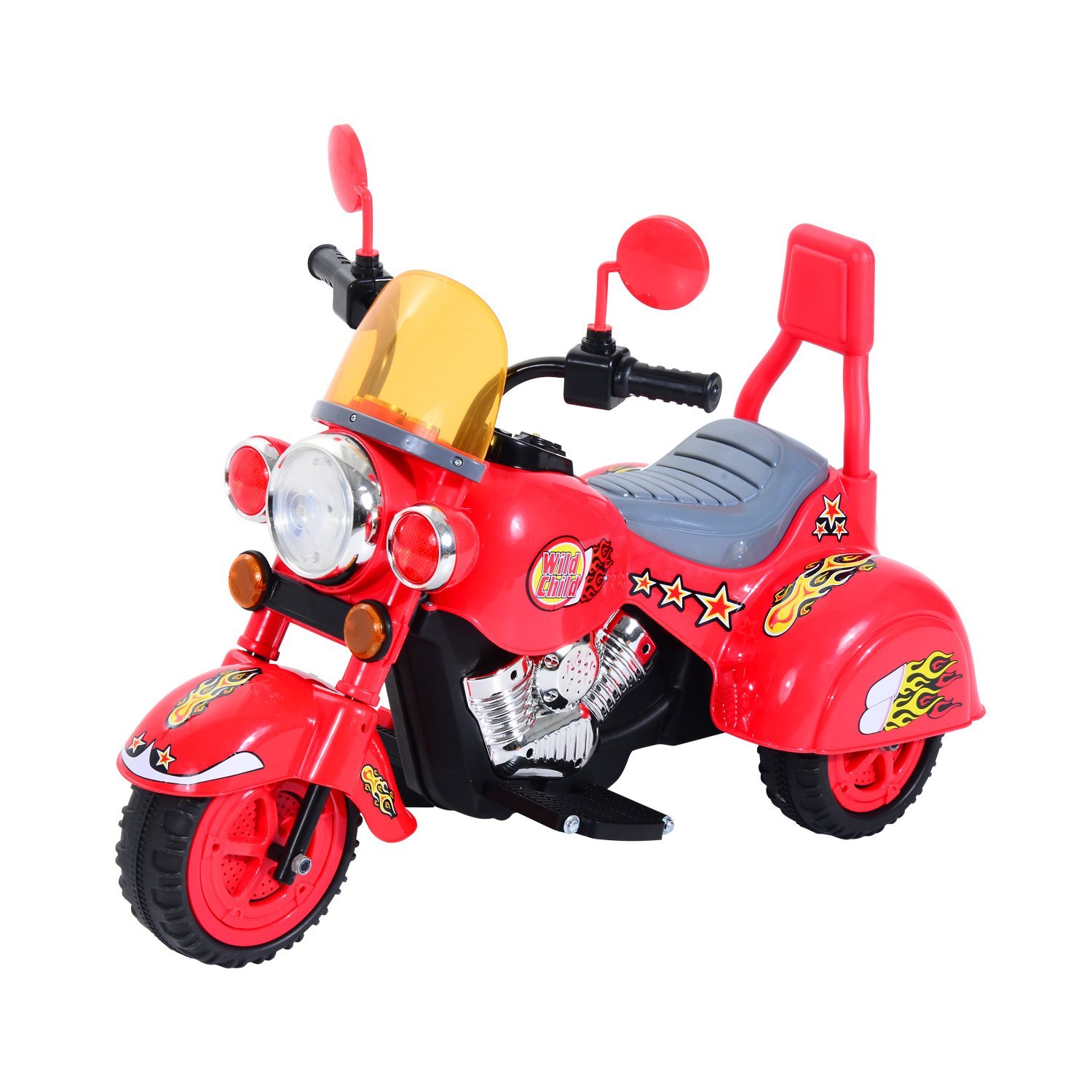 HOMCOM Children Ride On Toy Car Kids Motorbike Motorcycle Electric ...