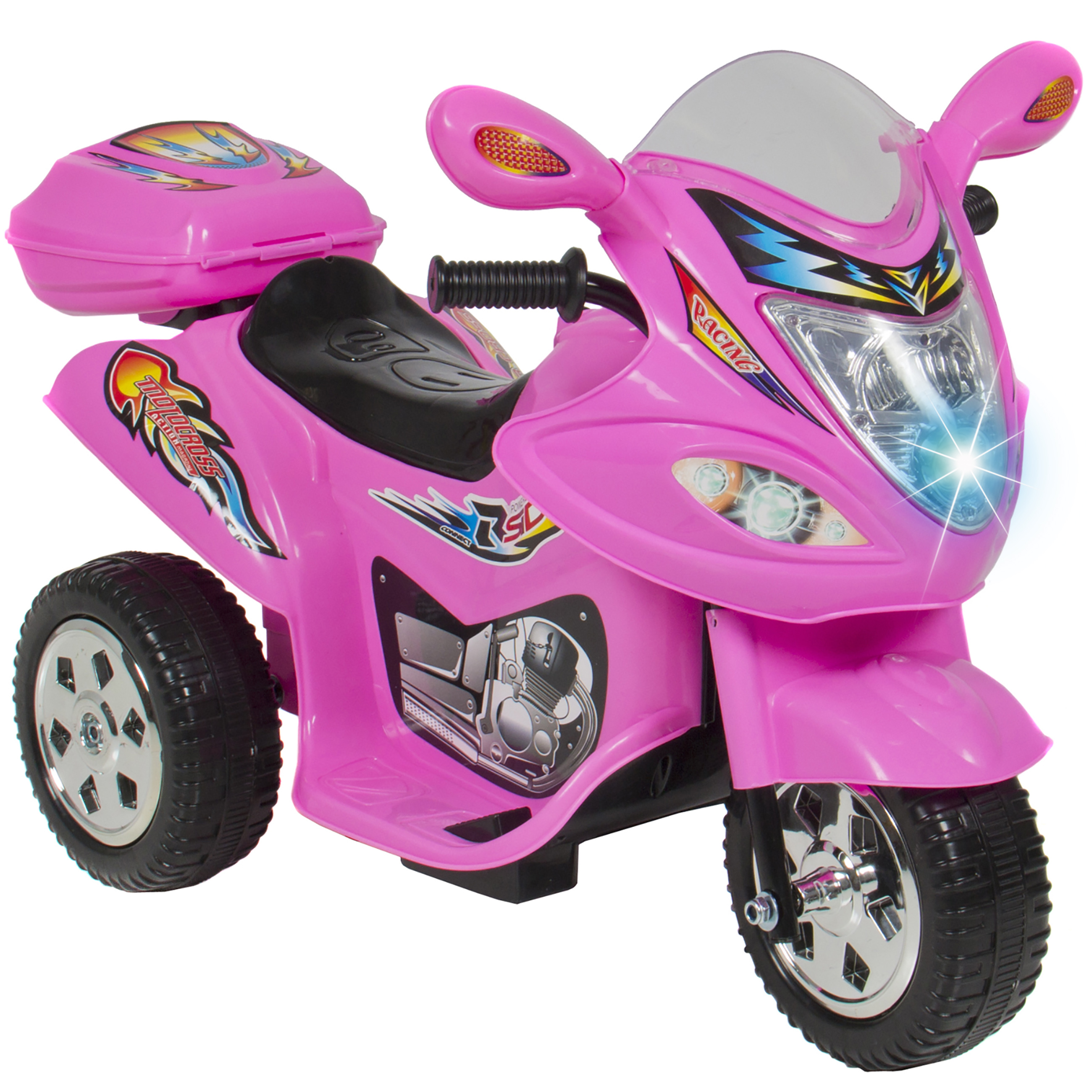 Kids Ride On Motorcycle 6V Toy Battery Powered Electric 3 Wheel ...