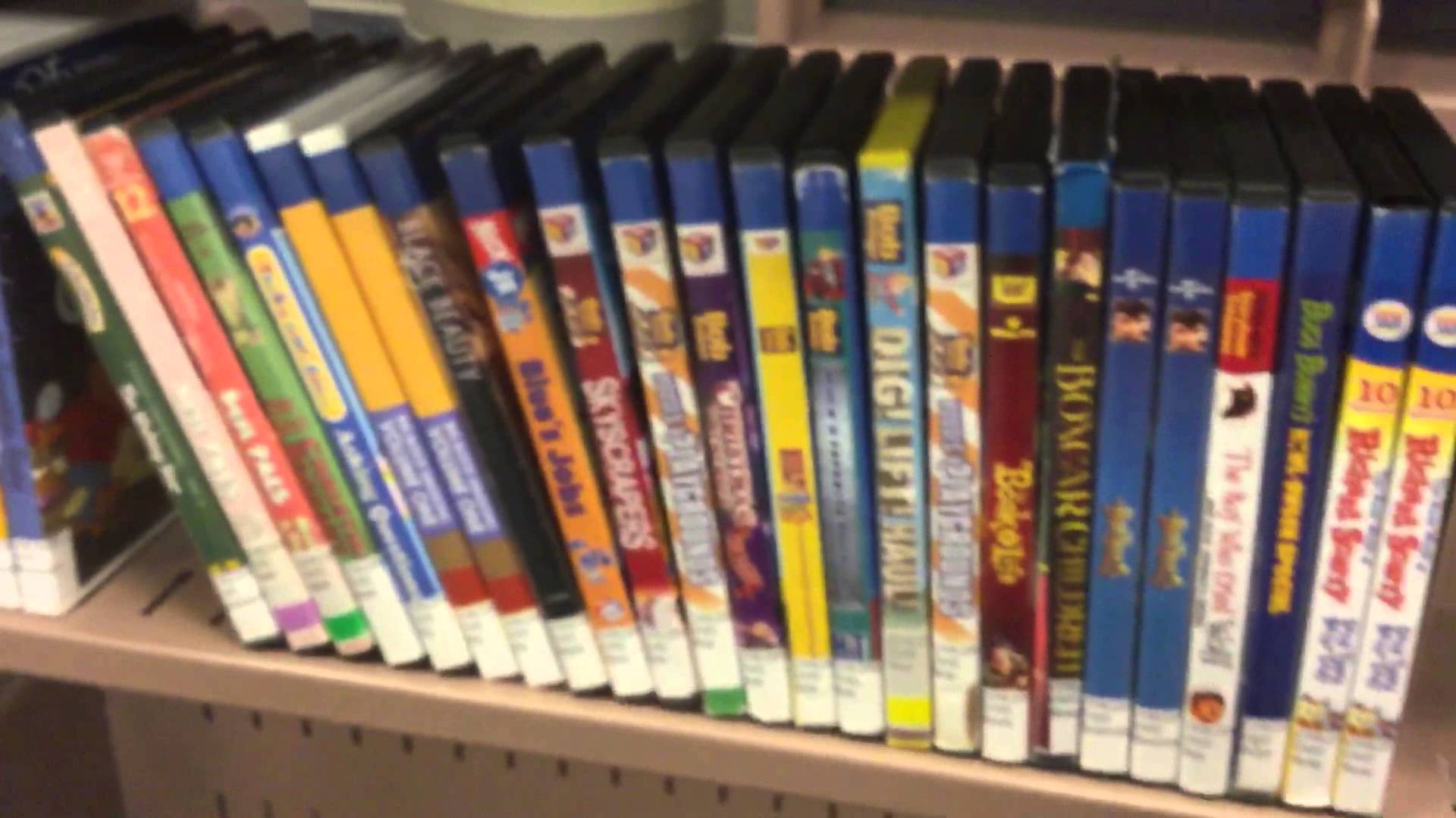 Kids DVDs At The Library - YouTube