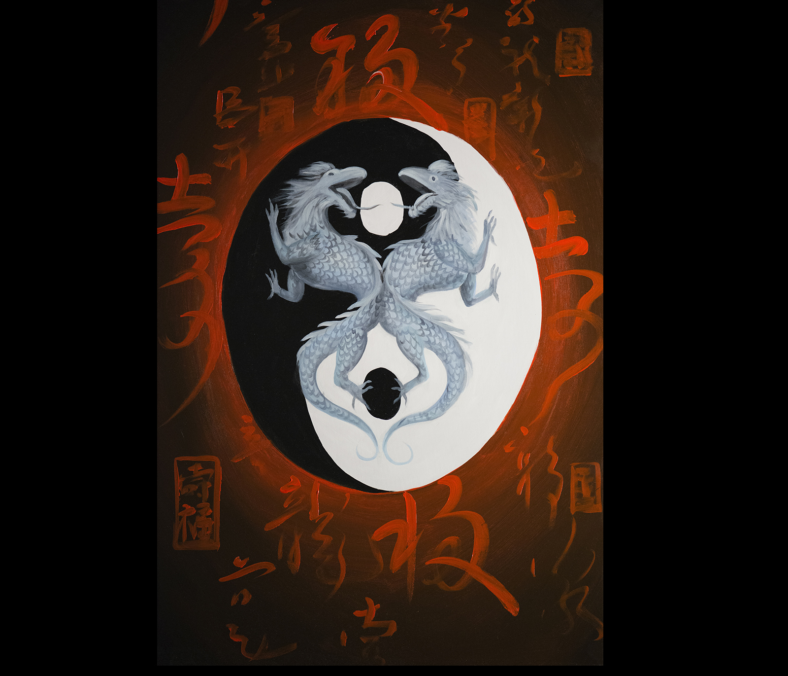 Feng Shui Dragon Painting, Chinese Painting Dragon