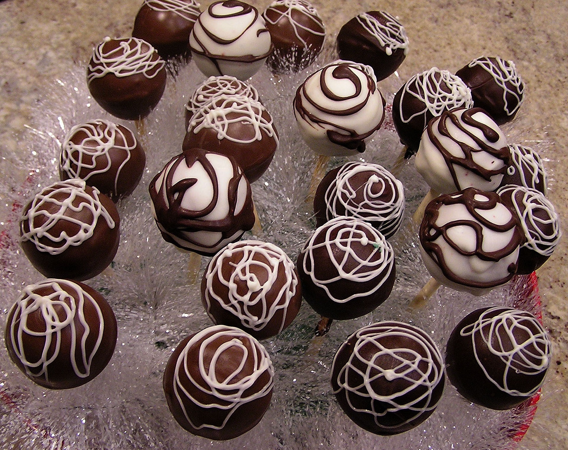 Chocolate balls photo