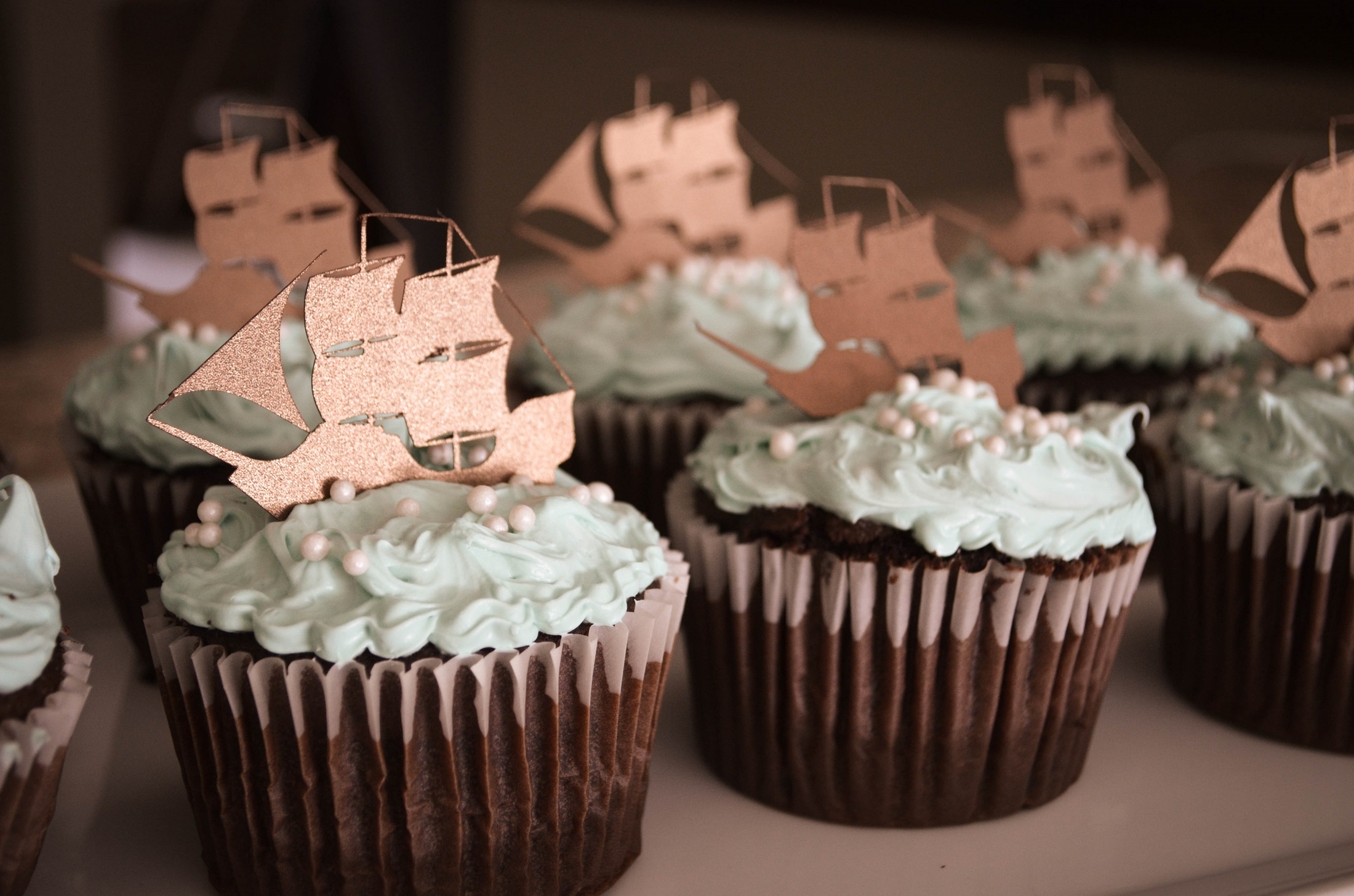 Chocolate cupcake photo