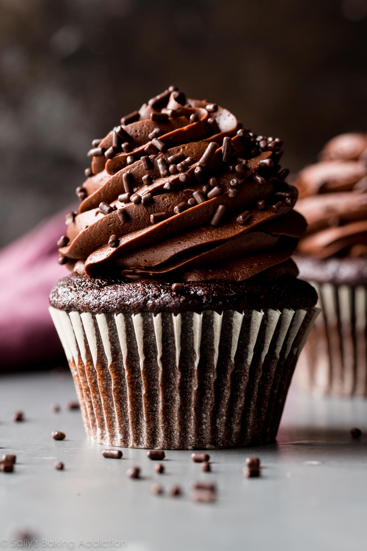 Super Moist Chocolate Cupcakes - Sallys Baking Addiction