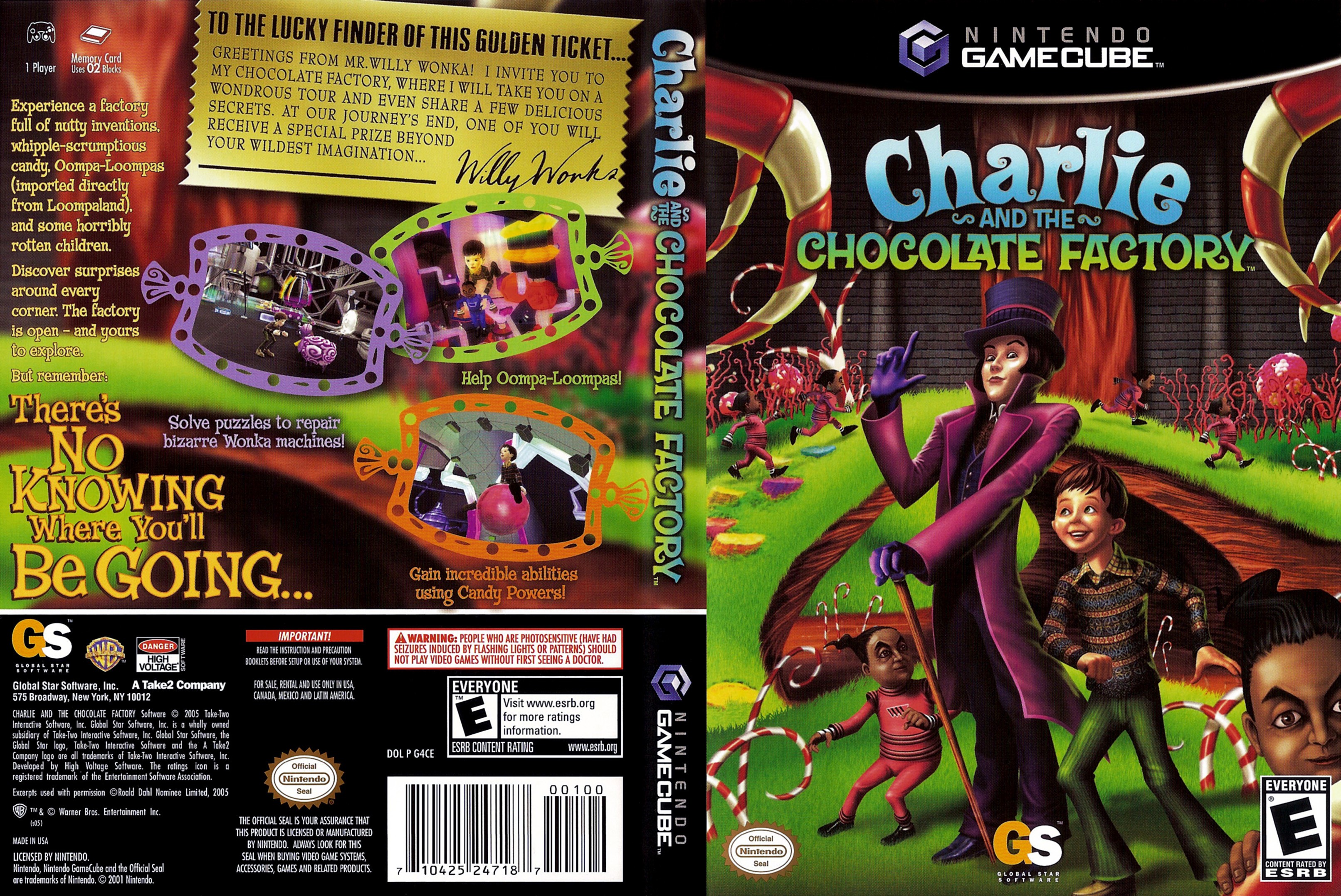 Charlie and the Chocolate Factory ISO < GCN ISOs | Emuparadise