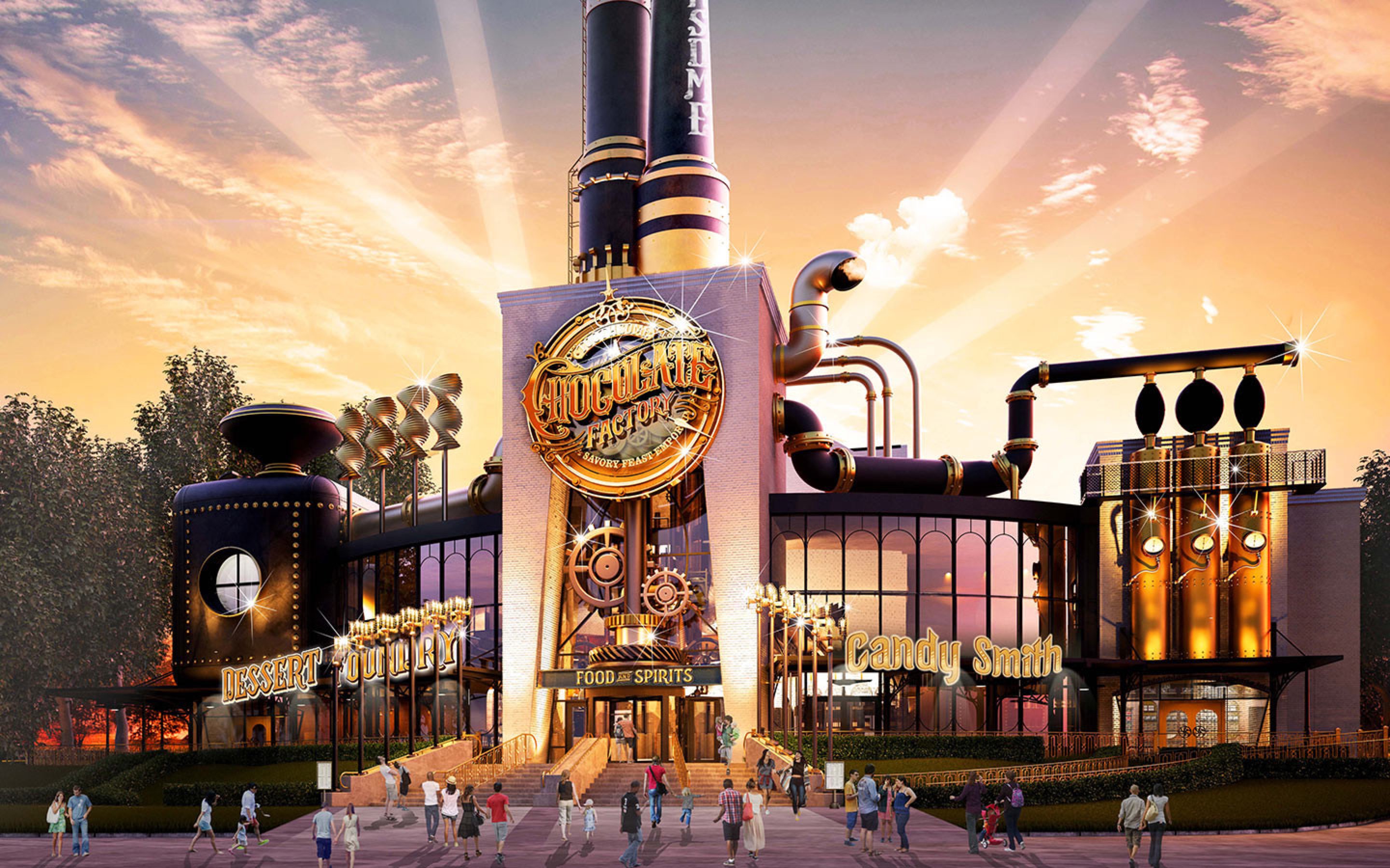 Universal Building Real-Life Willy Wonka's Chocolate Factory ...