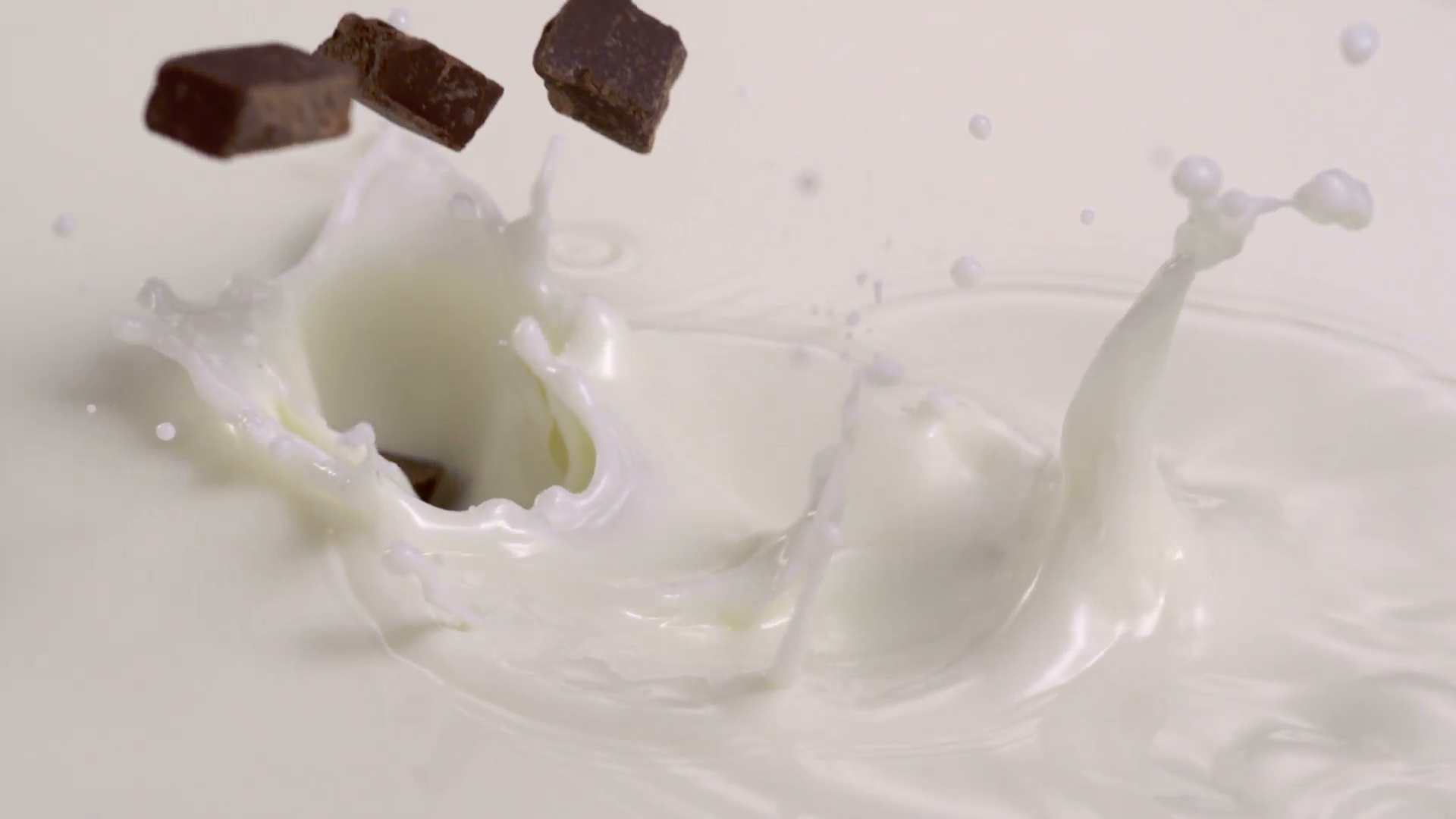 Chocolate in milk, Slow Motion Stock Video Footage - Videoblocks