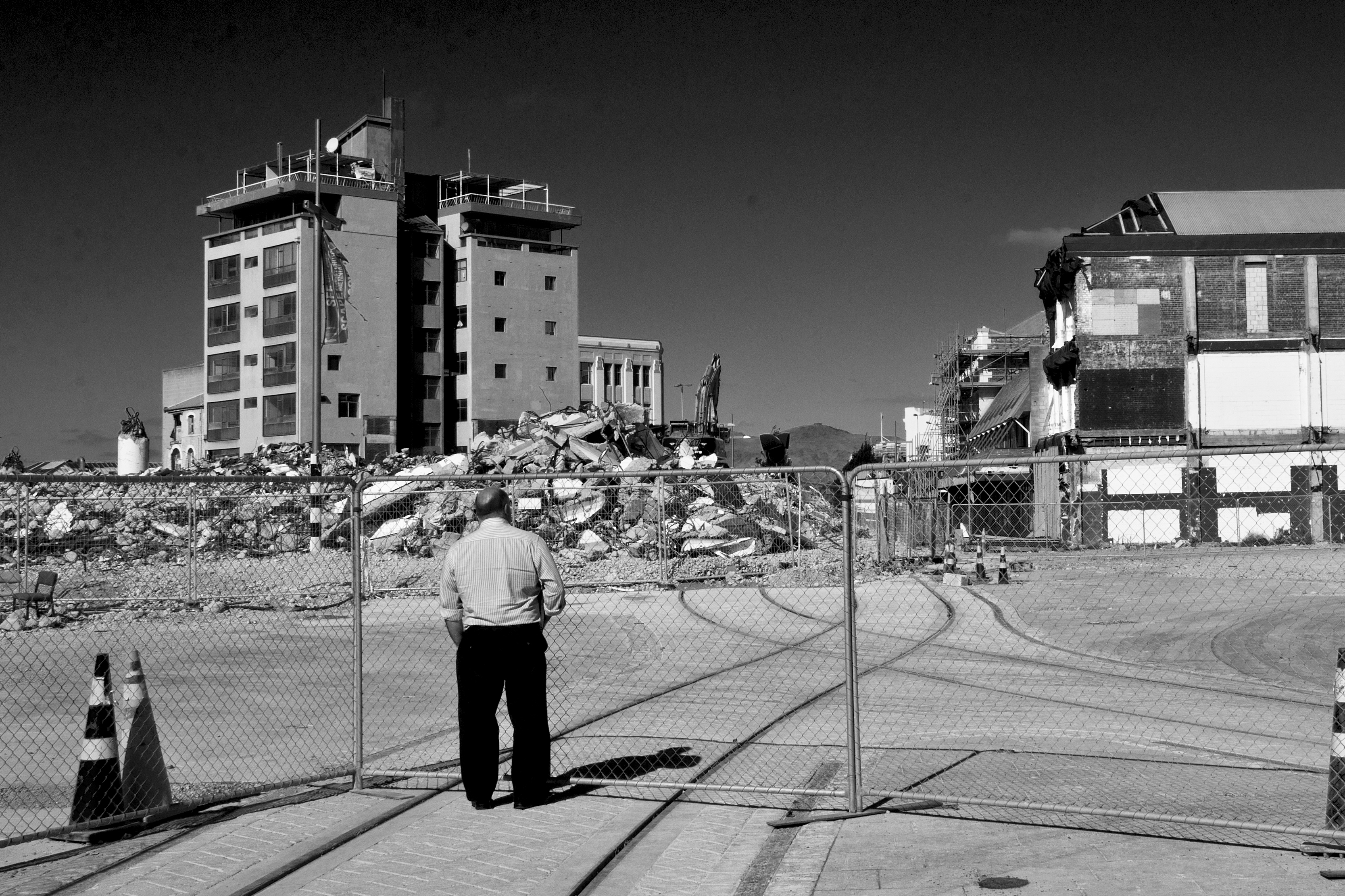 Christchurch after the earthquakes, new zealand photo