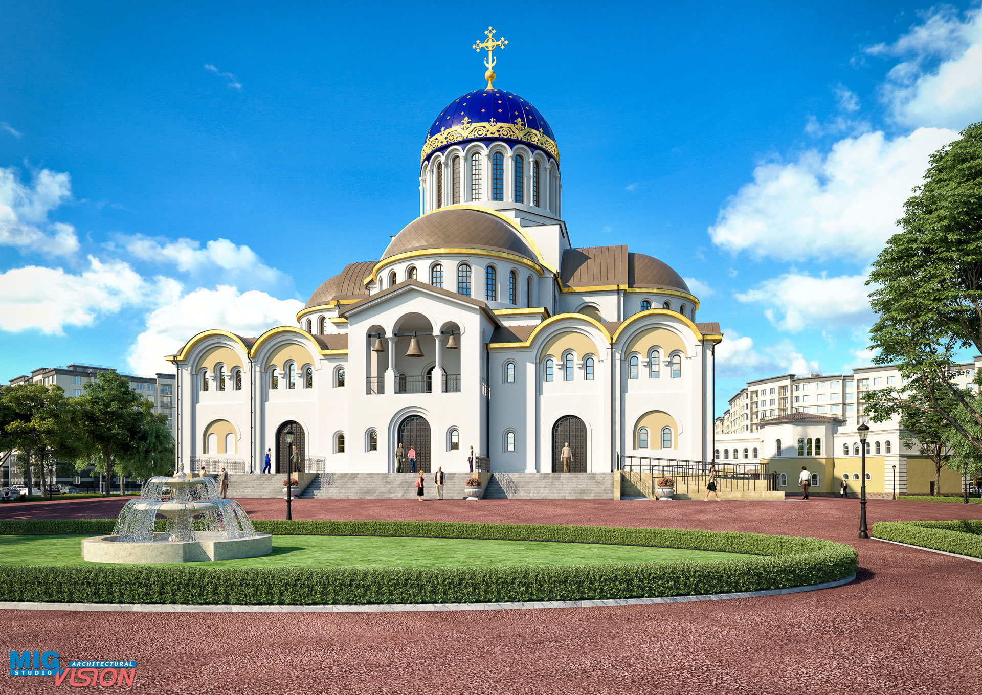Christian Cathedral - MIG Vision - Architectural 3D Rendering Studio