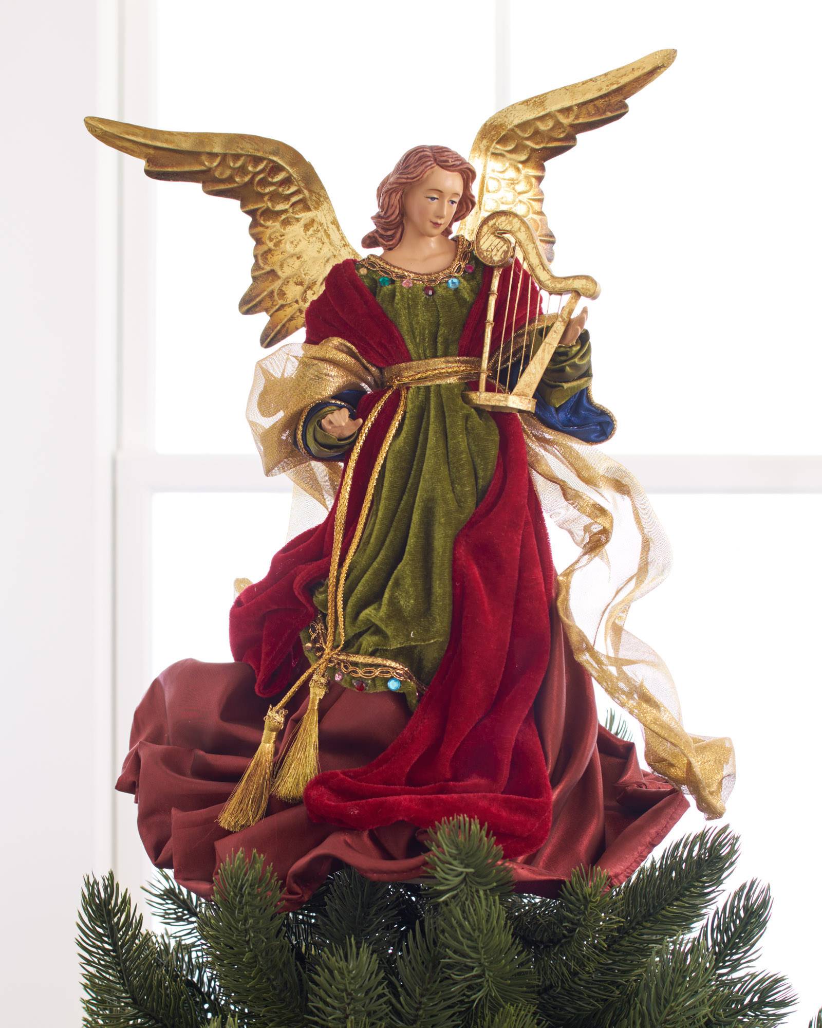 Christmas Angel Tree Topper | Balsam Hill