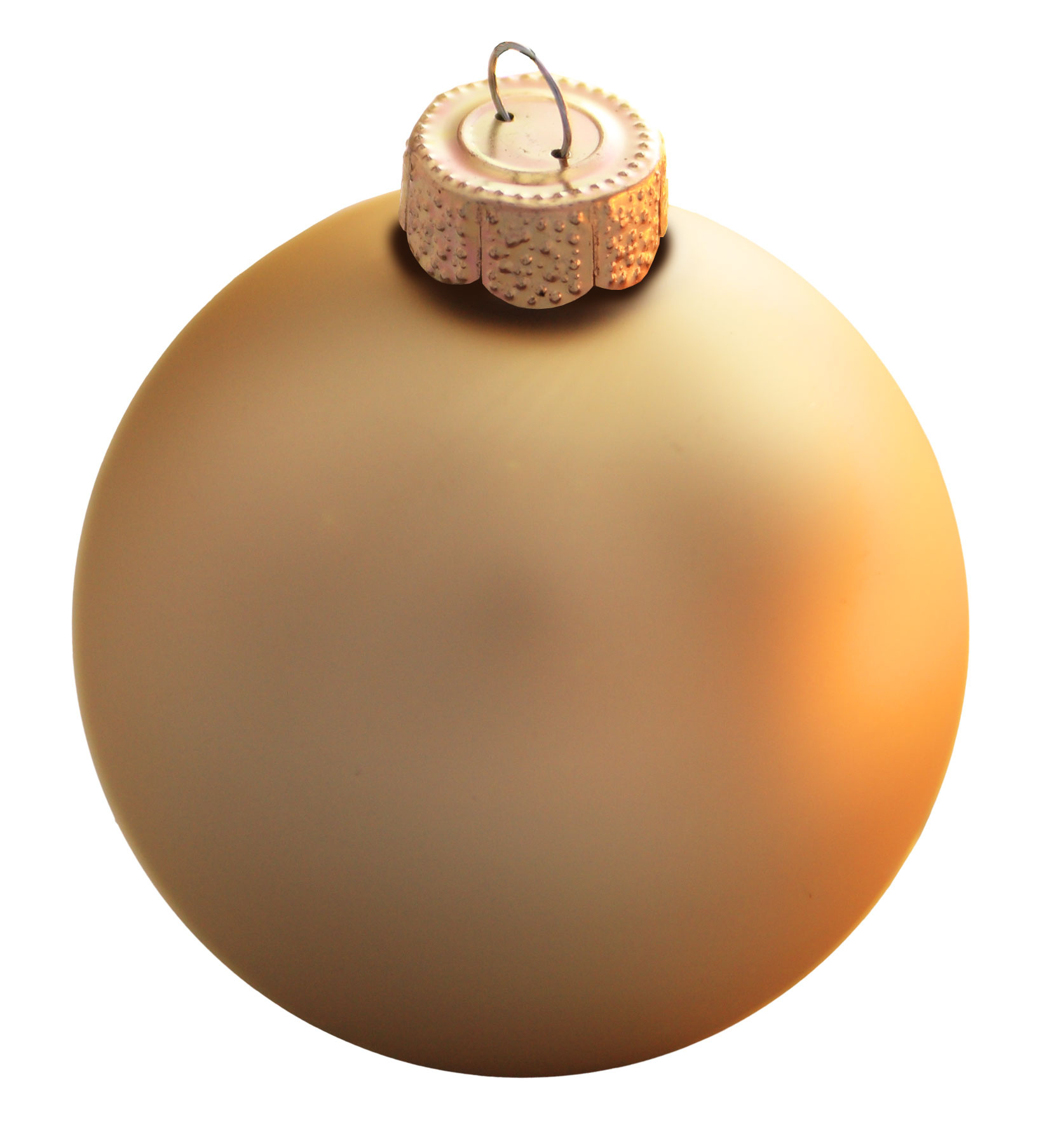 Gold Glass Ball Christmas Ornament
