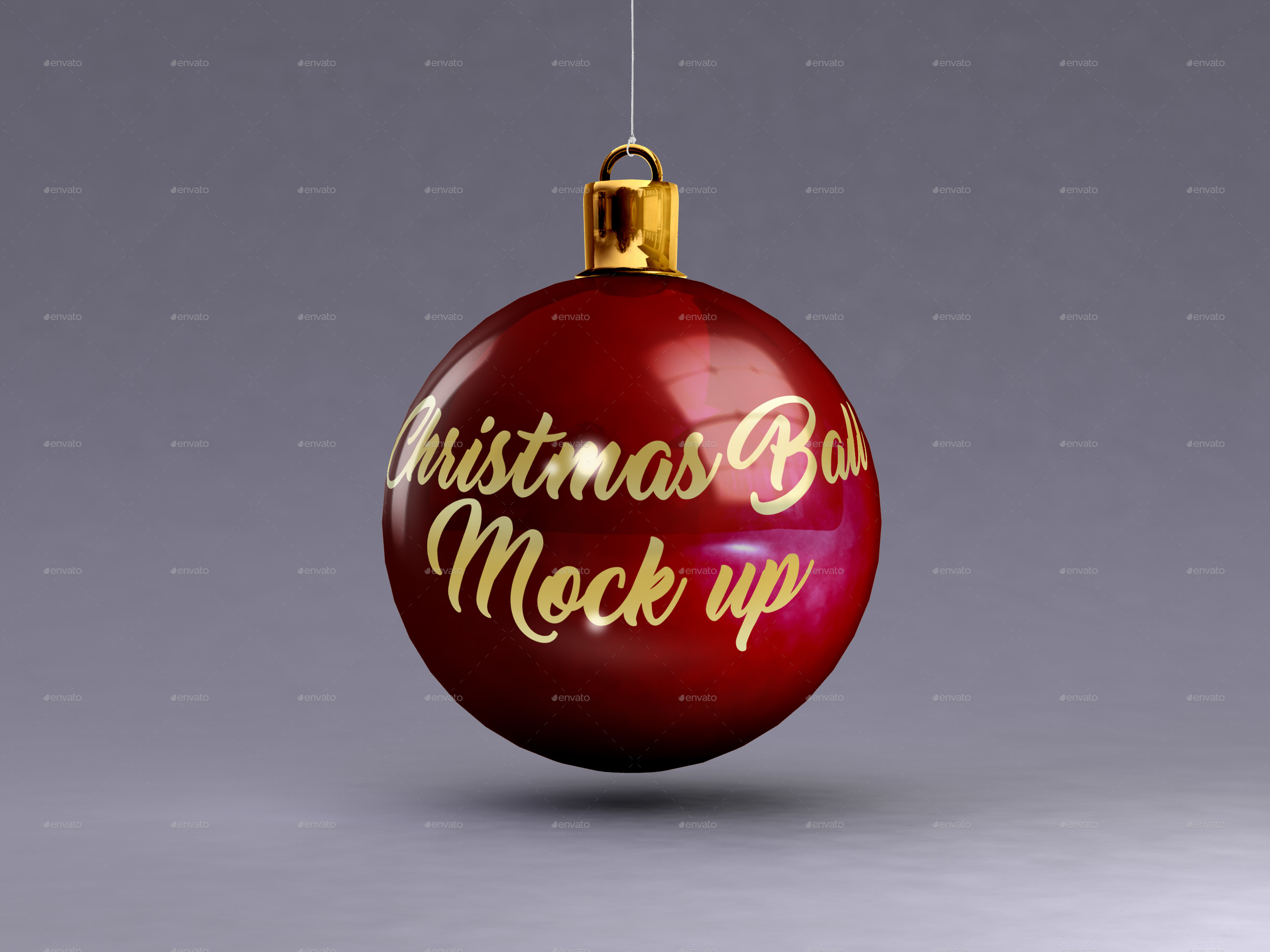 Designer Essentials Christmas Balls Mock up by rbakker | GraphicRiver