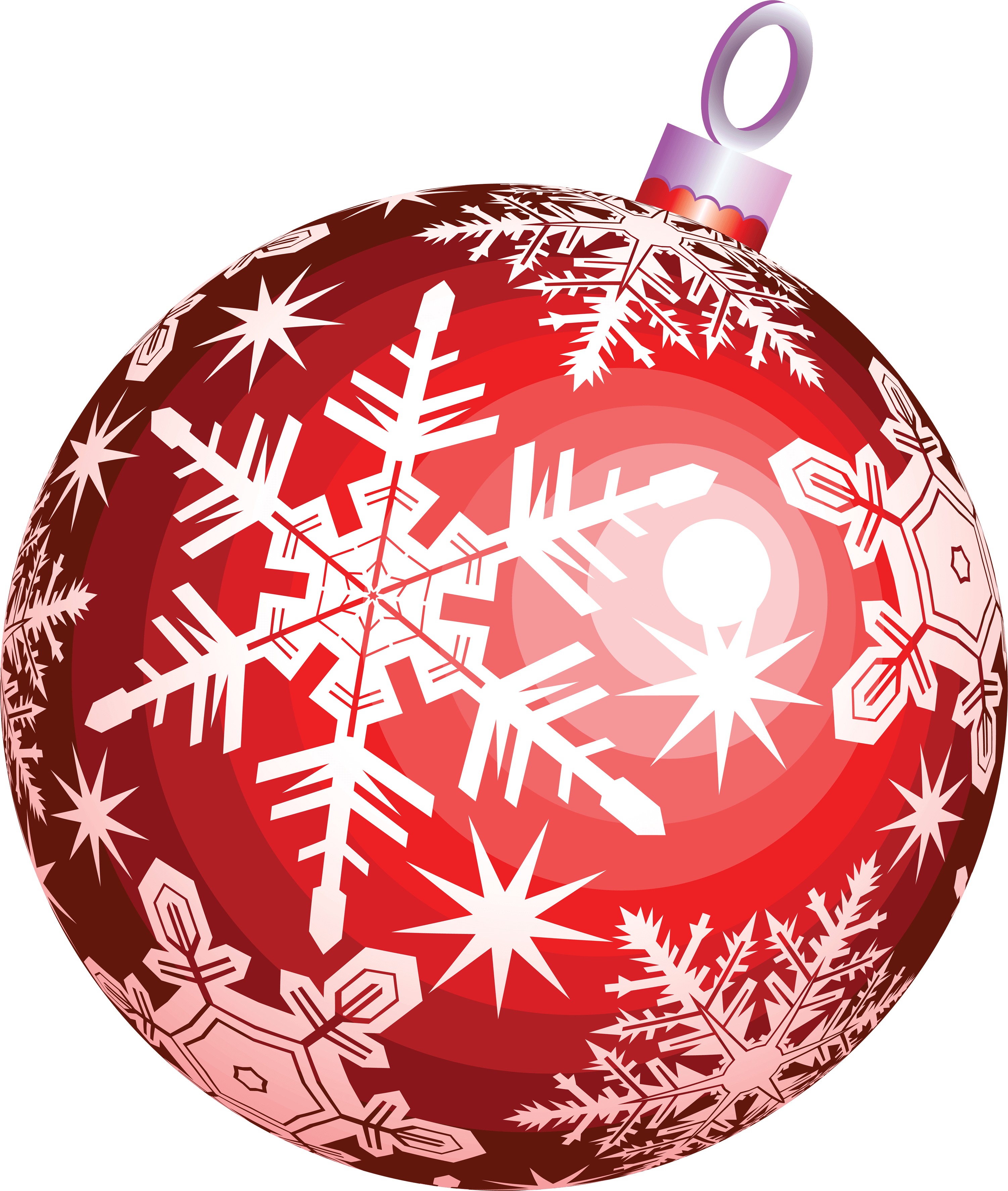 Red Christmas Ball Toy Png Image