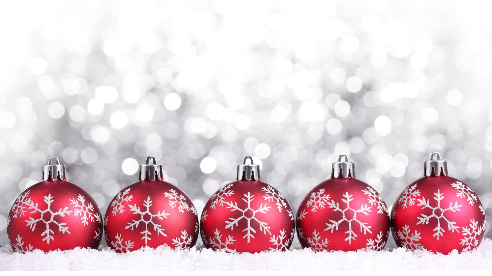 Red Christmas Balls HD Wallpaper » FullHDWpp - Full HD Wallpapers ...