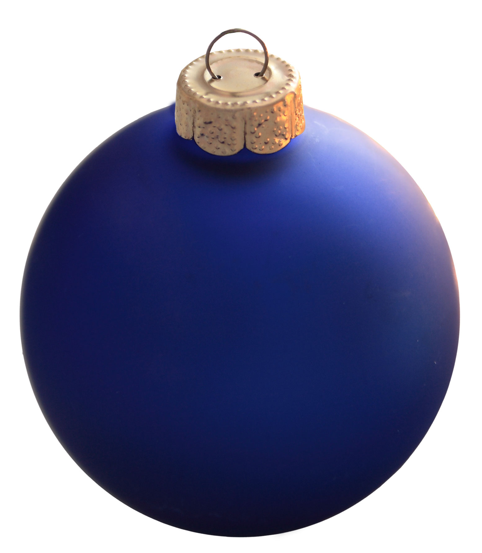 Delft Blue Glass Ball Christmas Ornament