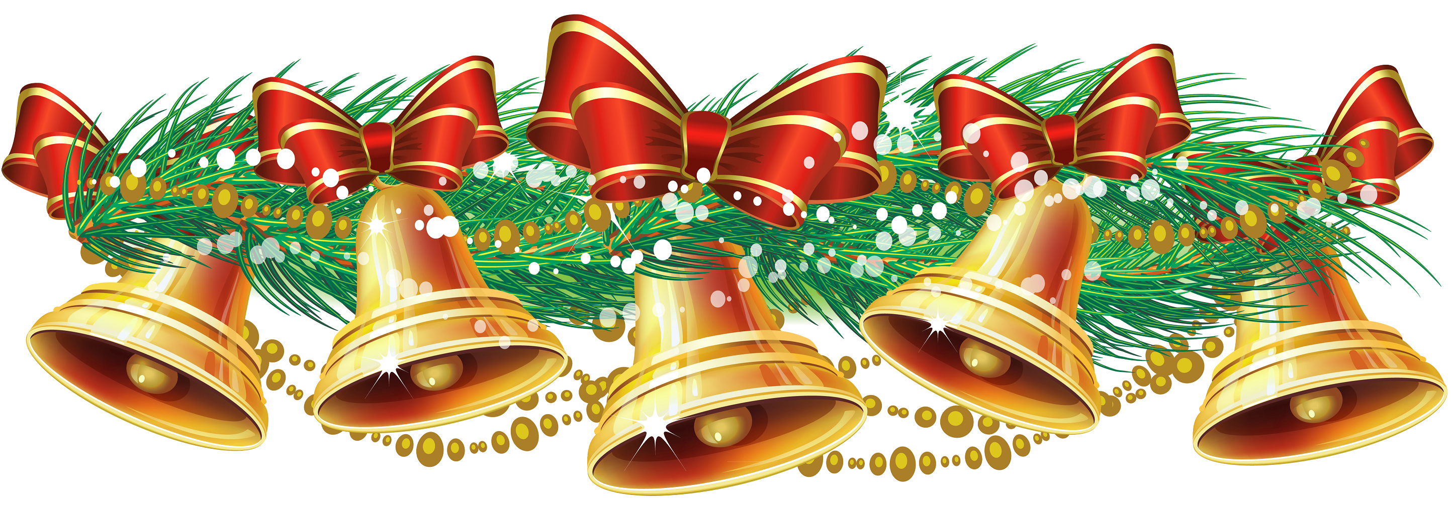 Christmas bell border | Clip Art Holiday Scrapbook, Cards, Images ...