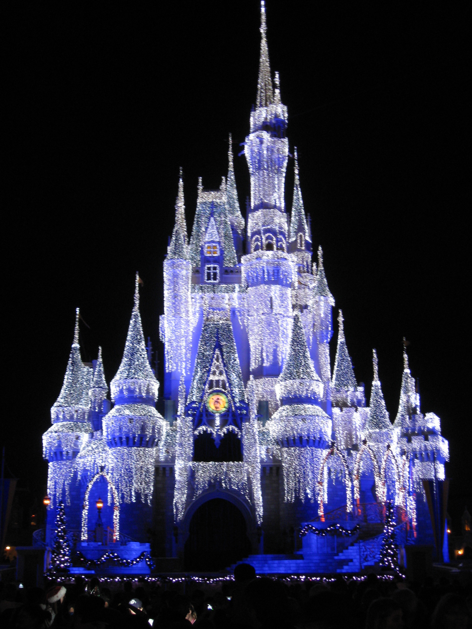 29: See the Castle Lights at Christmas | Cinderella castle, Castles ...