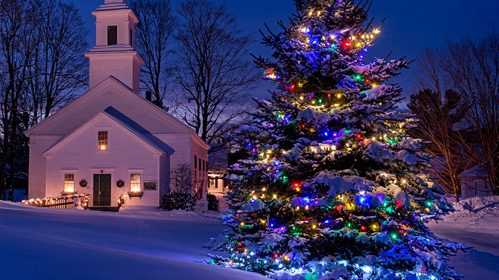 Free photo Christmas Church Architecture, Celebrate, Celebration