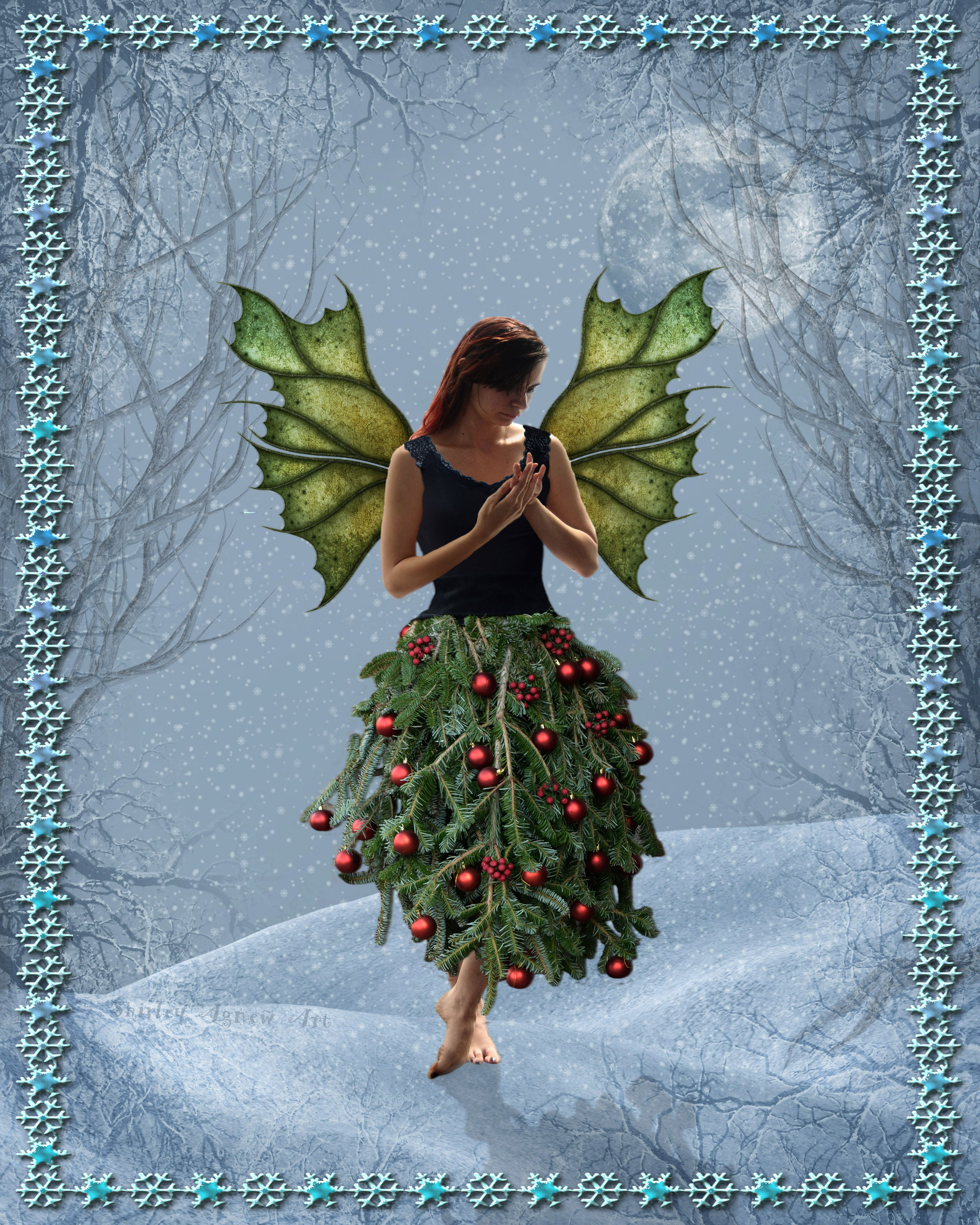 Christmas Fairy by Shirley-Agnew-Art on DeviantArt | este ...