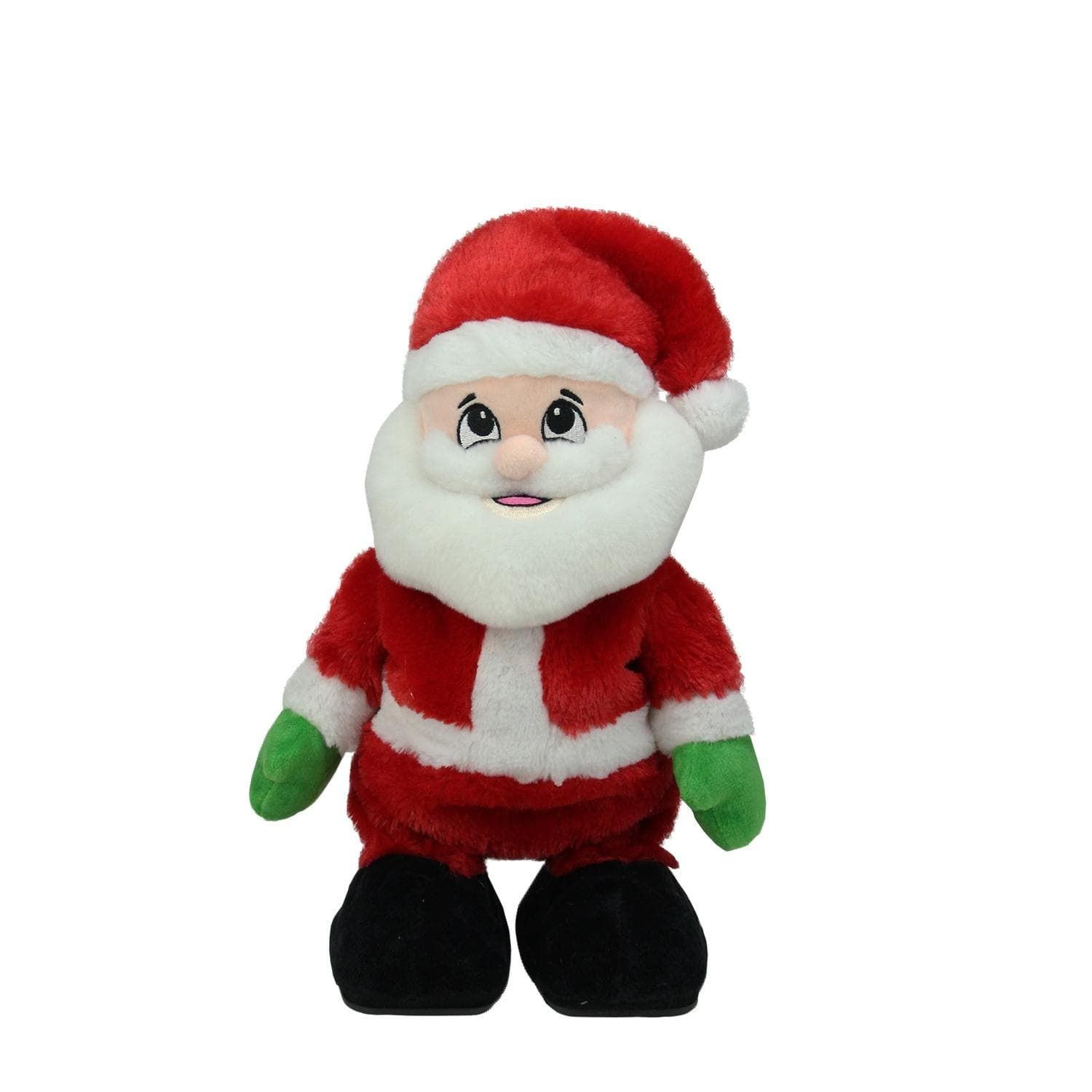 Pack of 6 Animated Tickle 'n Laugh Santa Claus Plush Christmas ...