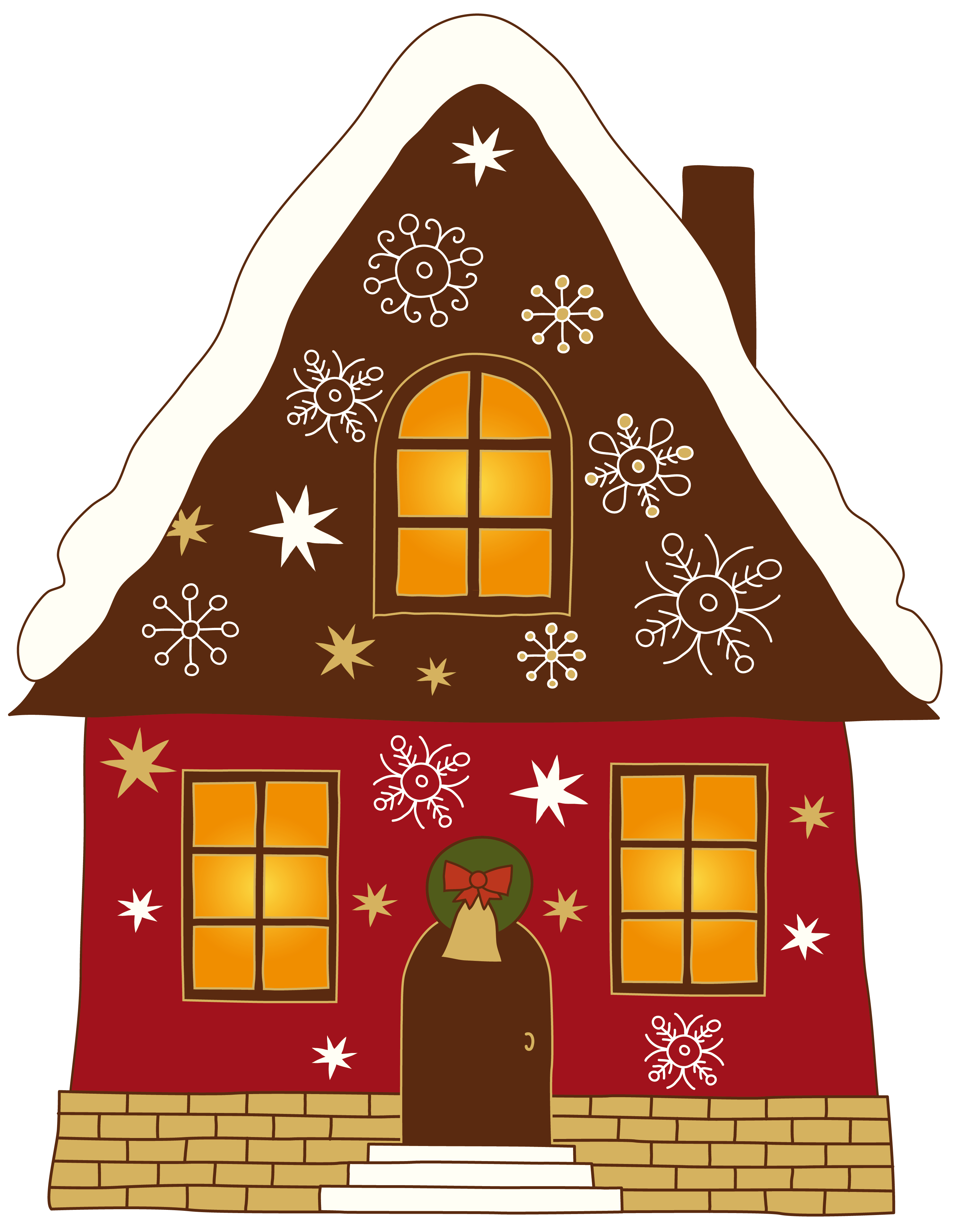 Christmas House Clipart | CUTE HOUSE'S & BUILDING ♥ | Pinterest ...