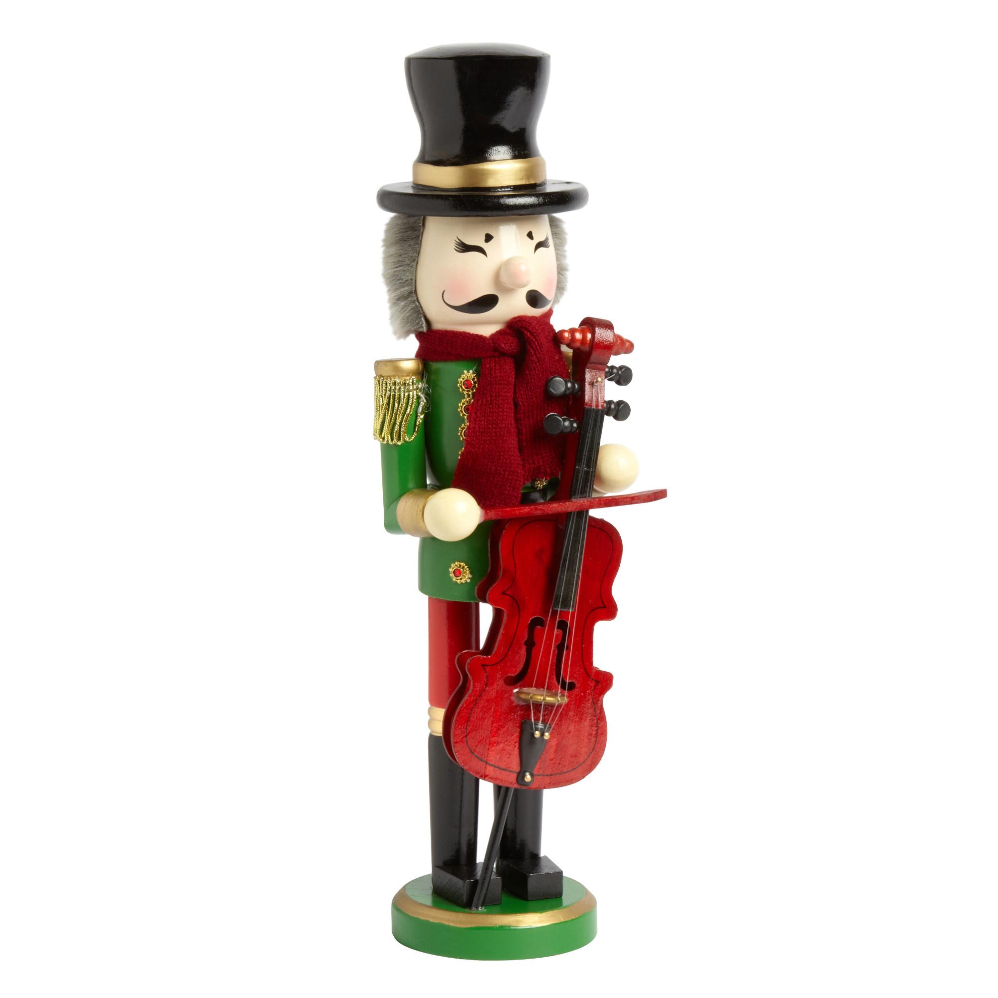 15” Cello Playing Holiday Nutcracker | Christmas Tree Shops andThat!