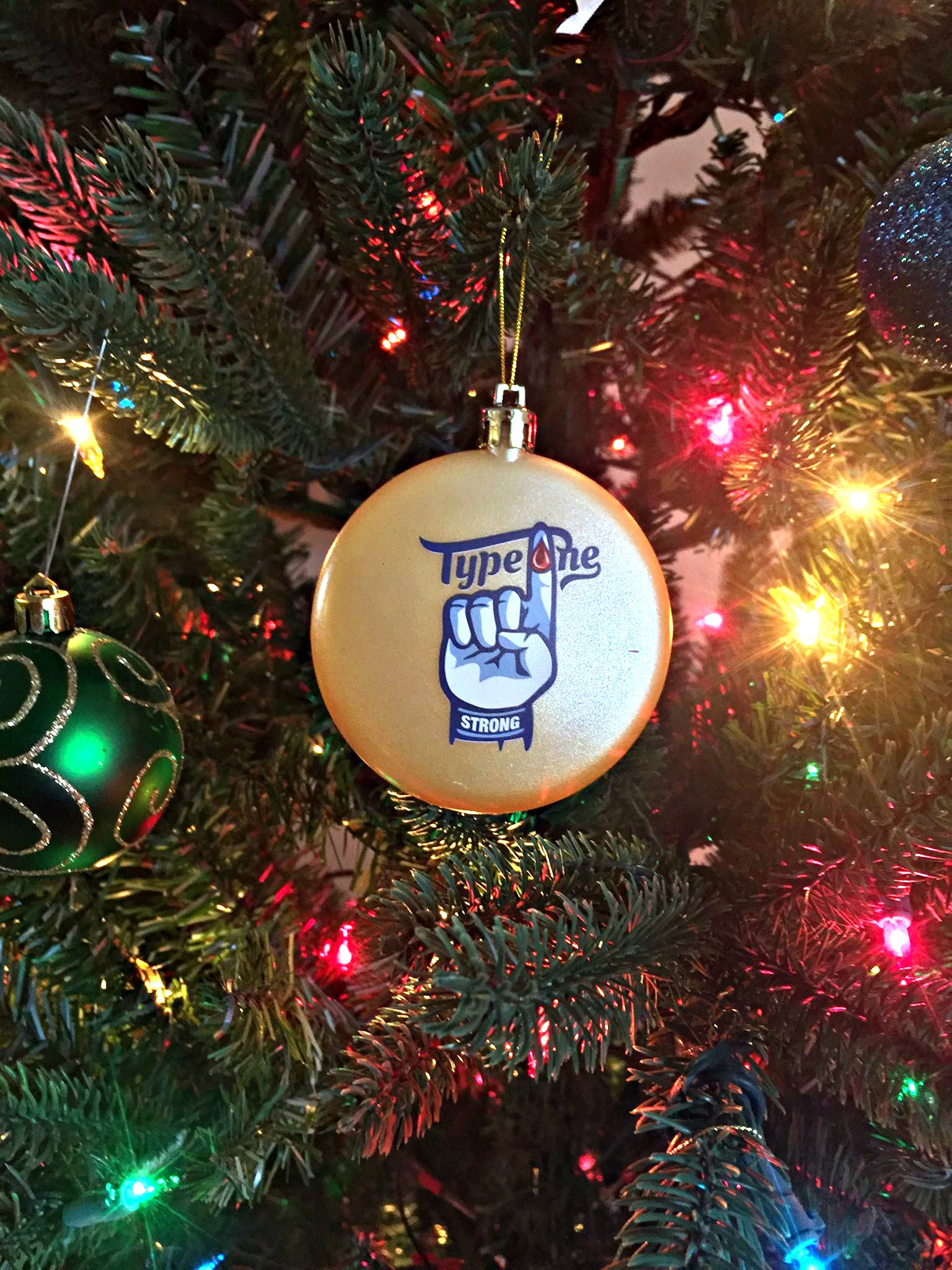 Type 1 Strong® Christmas Ornament - Type1Strong