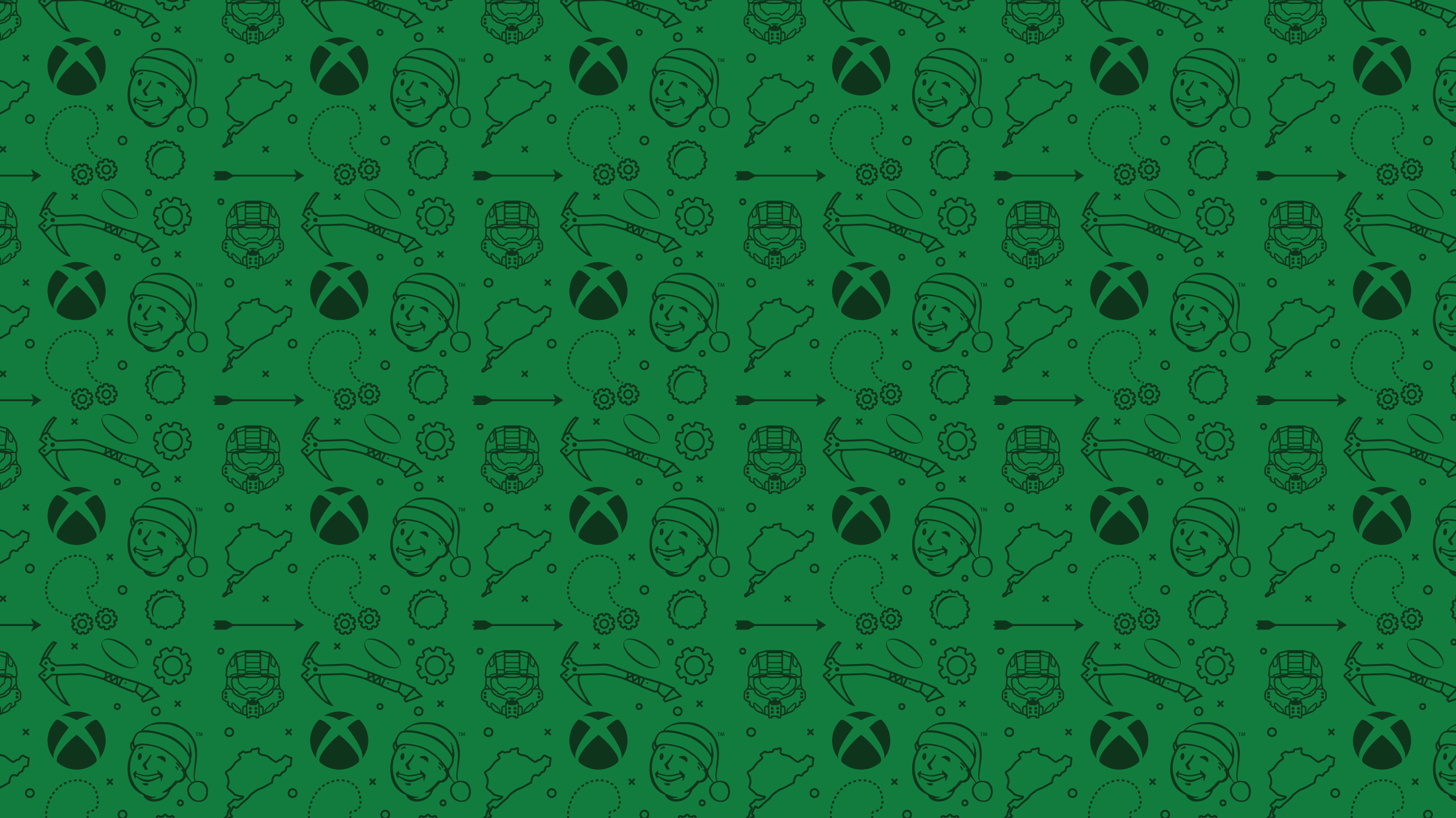 Ollie Hoff › Xbox Christmas Wrapping paper