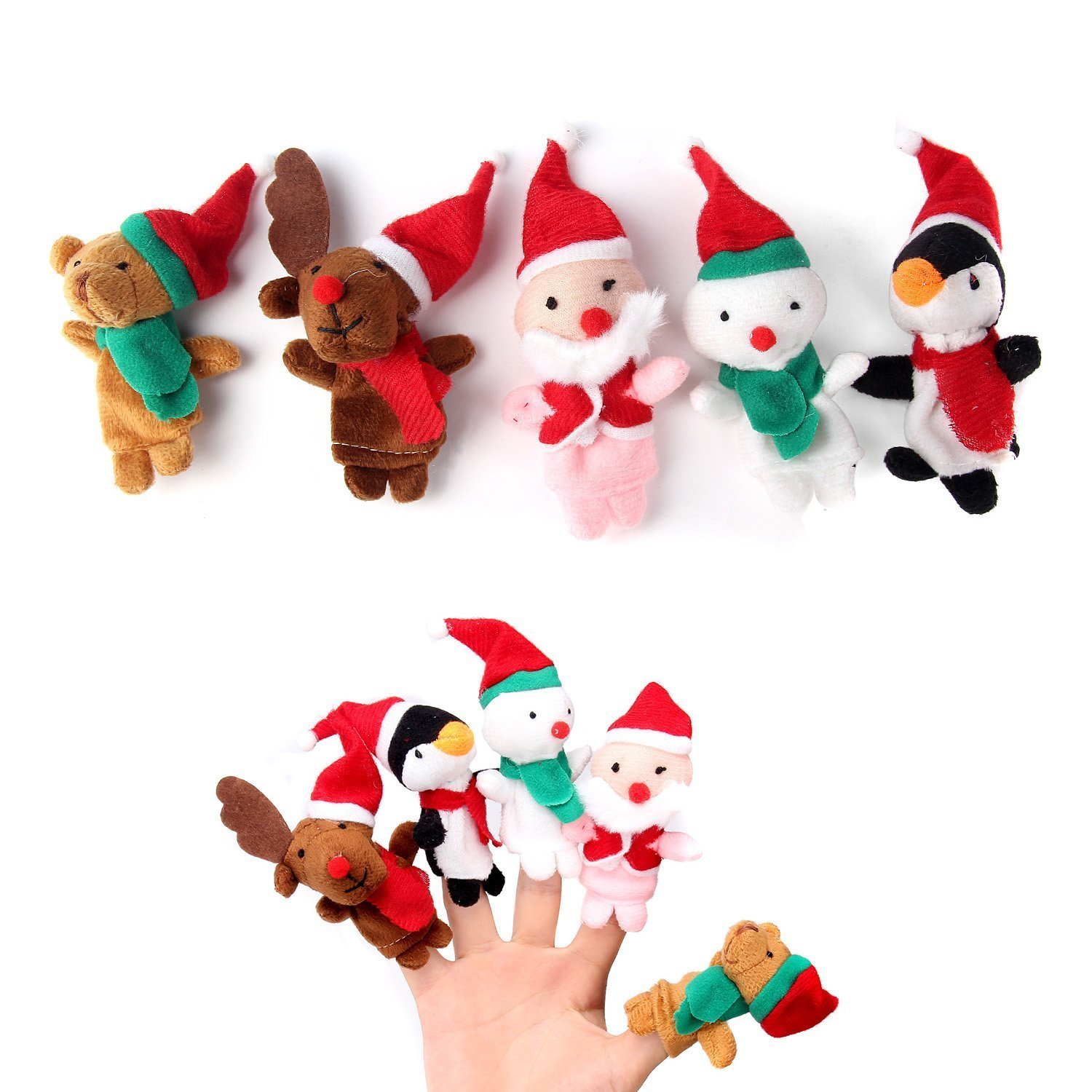 Amazon.com: COMING 5Pcs Christmas Santa Claus Snowman Baby Stories ...