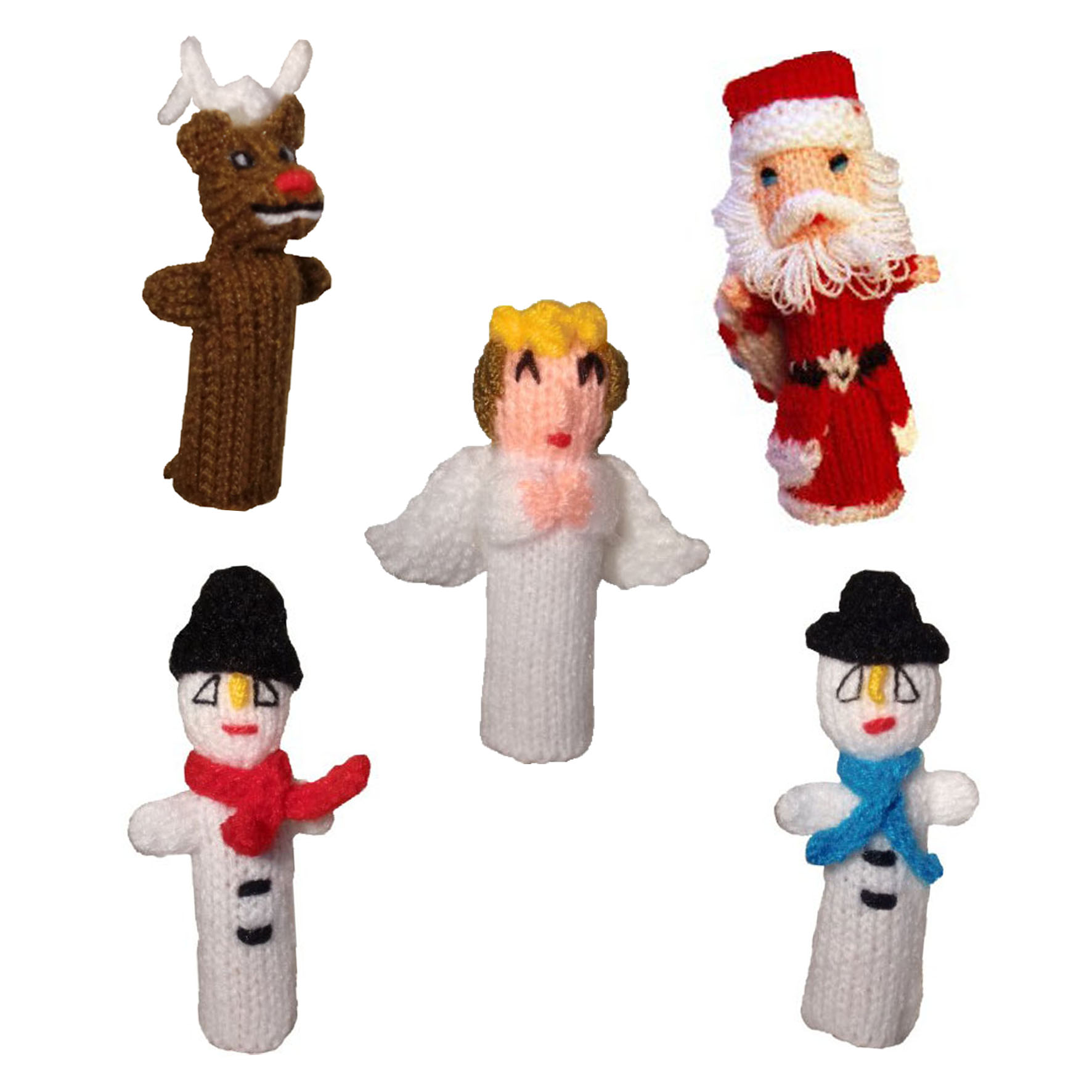 Christmas puppets gift bag - Buy Finger Puppets at Little Fingy