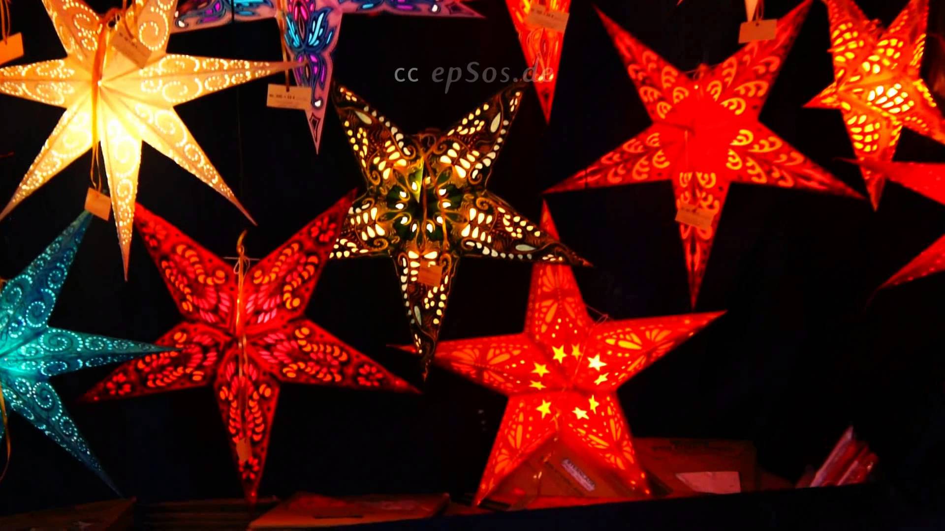 Magic Christmas Stars for Decoration in Germany - YouTube