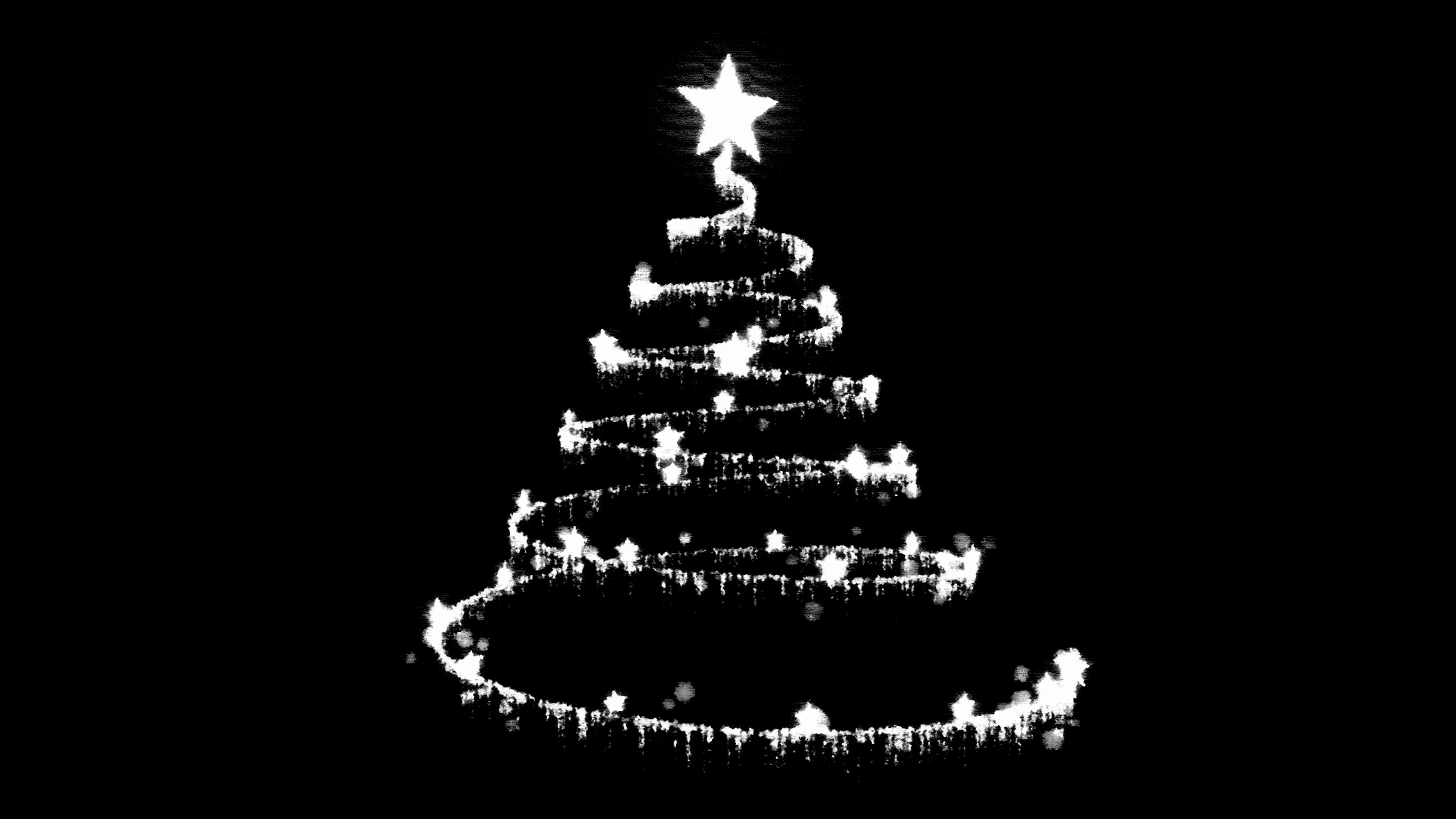 christmas tree shape and reflection loop Motion Background - Videoblocks
